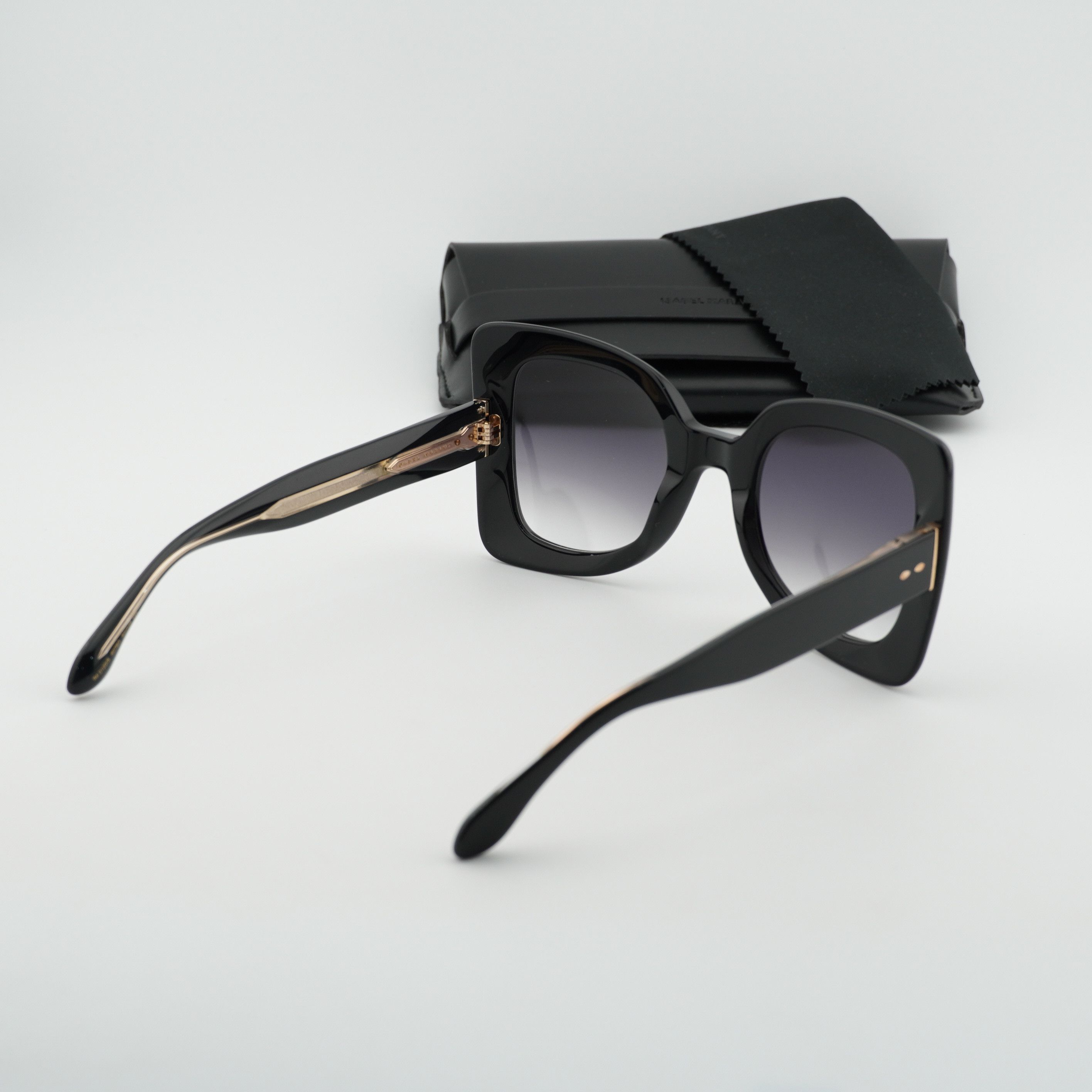 Isabel Marant Isabel Marant IM 0120/S 0807 9O Sunglasses Black Square Size ONE SIZE - 10 Thumbnail