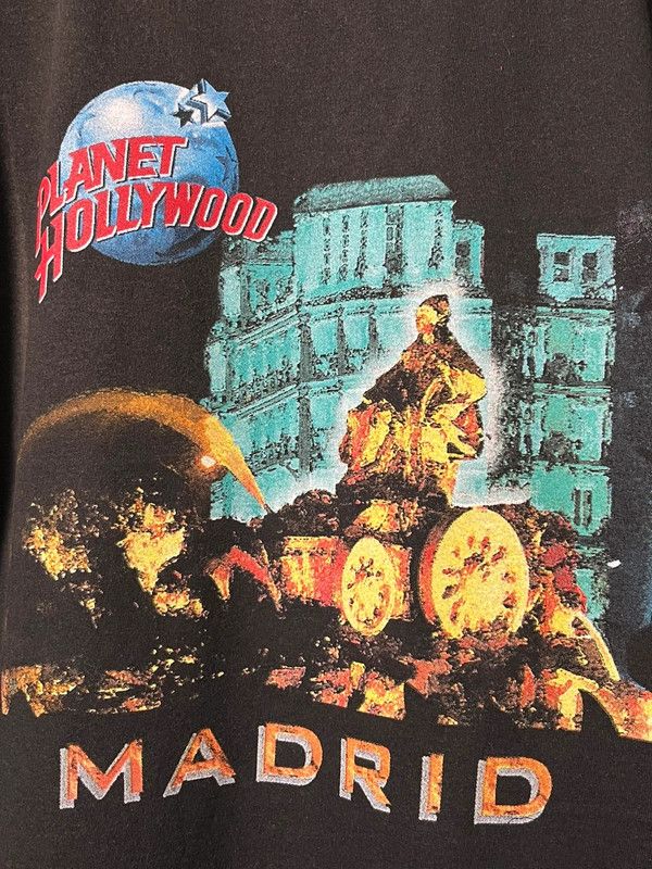 Planet Hollywood × Vintage Planet Hollywood Madrid 1998 t-shirt Size US M / EU 48-50 / 2 - 12 Thumbnail