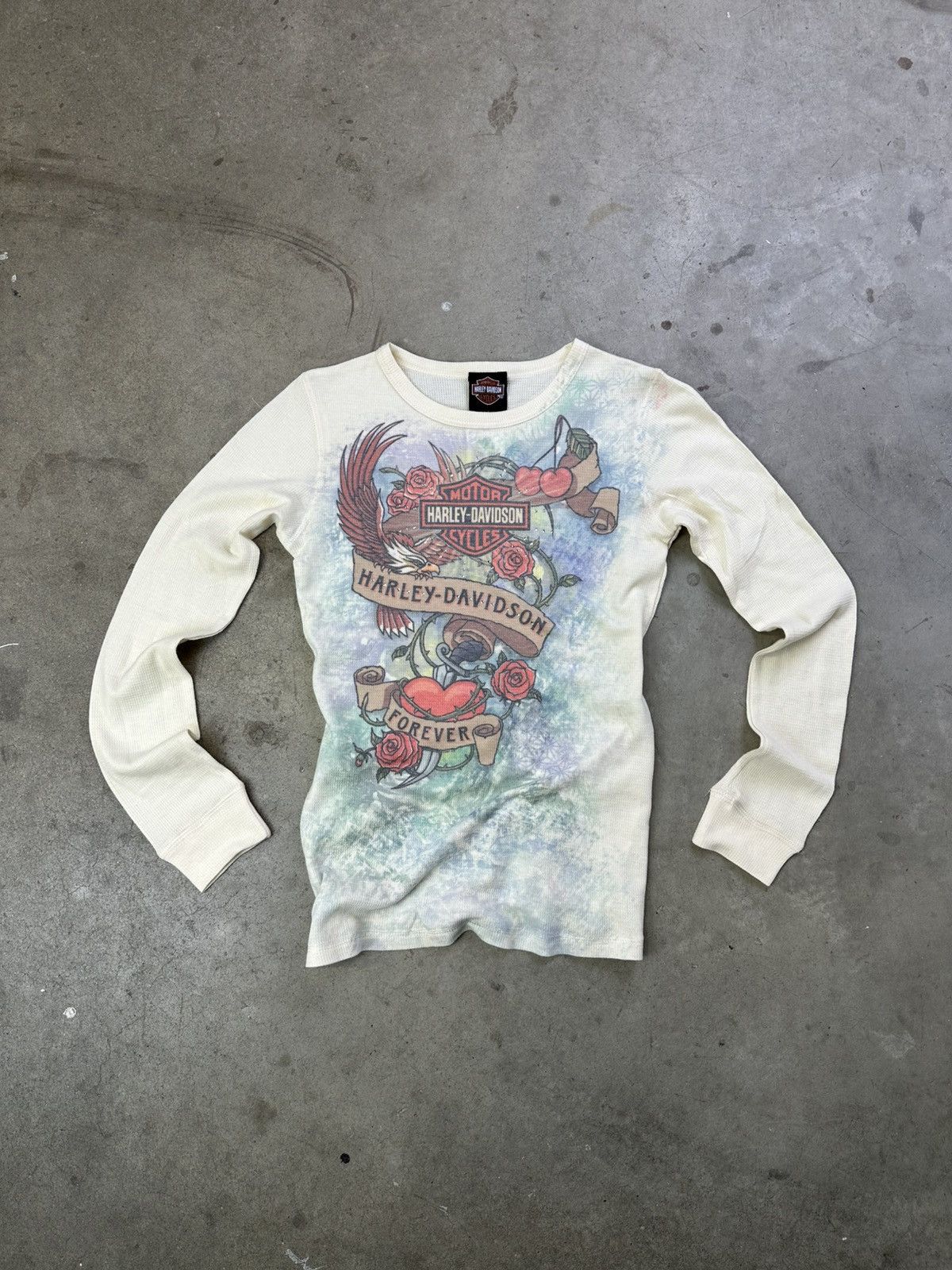 Harley Davidson Harley Davidson Waffle Longsleeve WMNS Medium Size M / US 6-8 / IT 42-44 - 1 Thumbnail