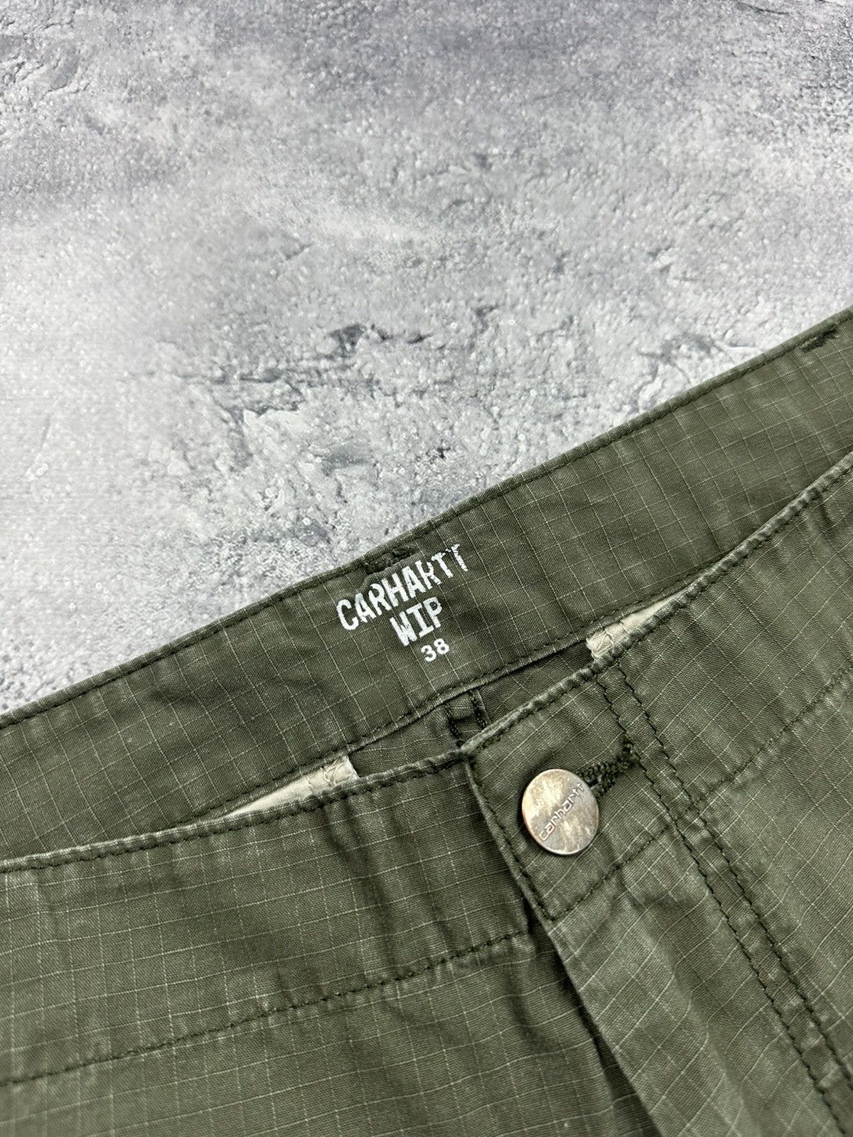 Carhartt Carhartt Vintage Green Cargo Shorts Workwear Y2K Logo Baggy Size US 38 / EU 54 - 11 Thumbnail