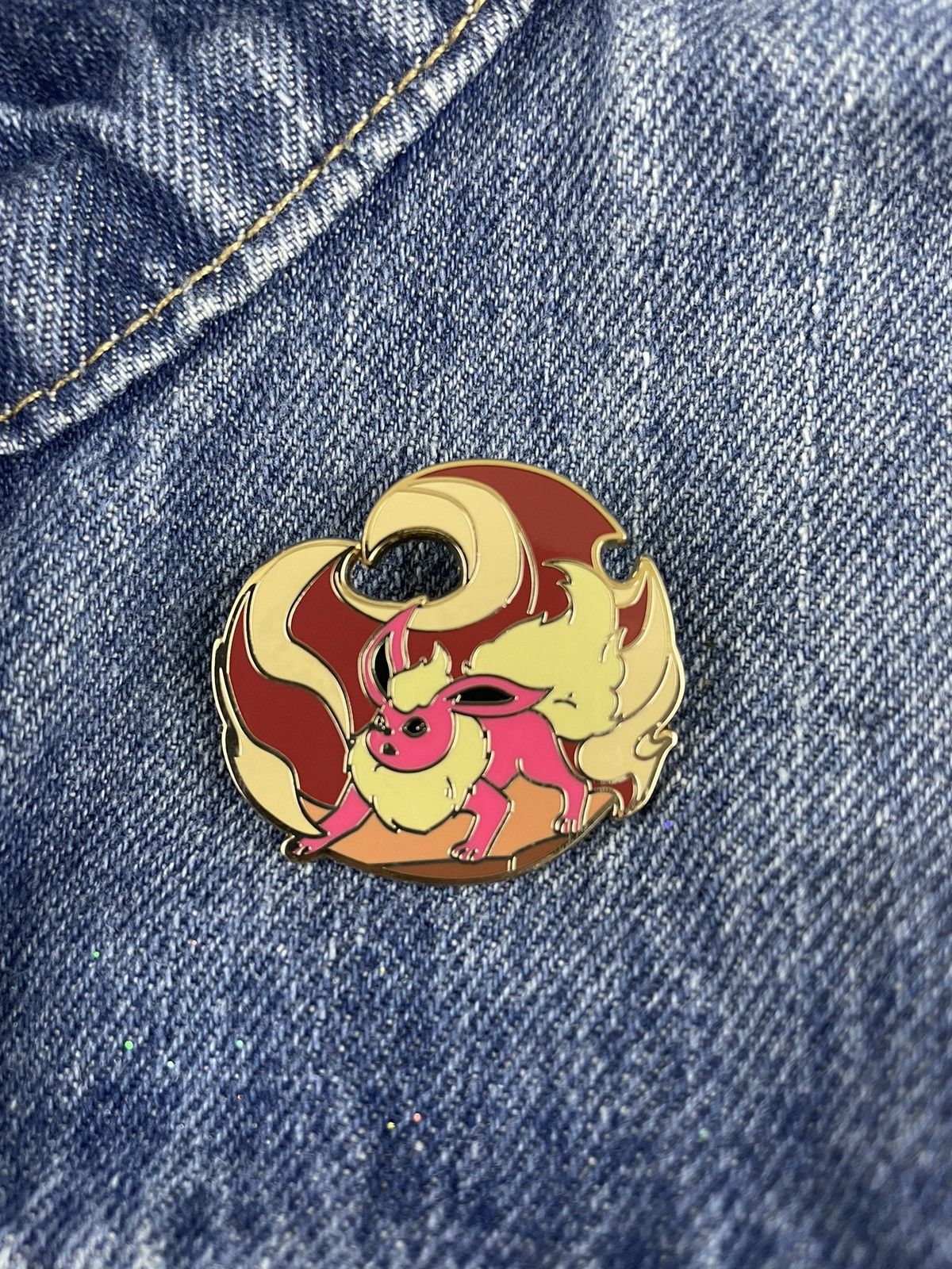 Other Flareon Enamel Pin Size ONE SIZE - 1 Thumbnail