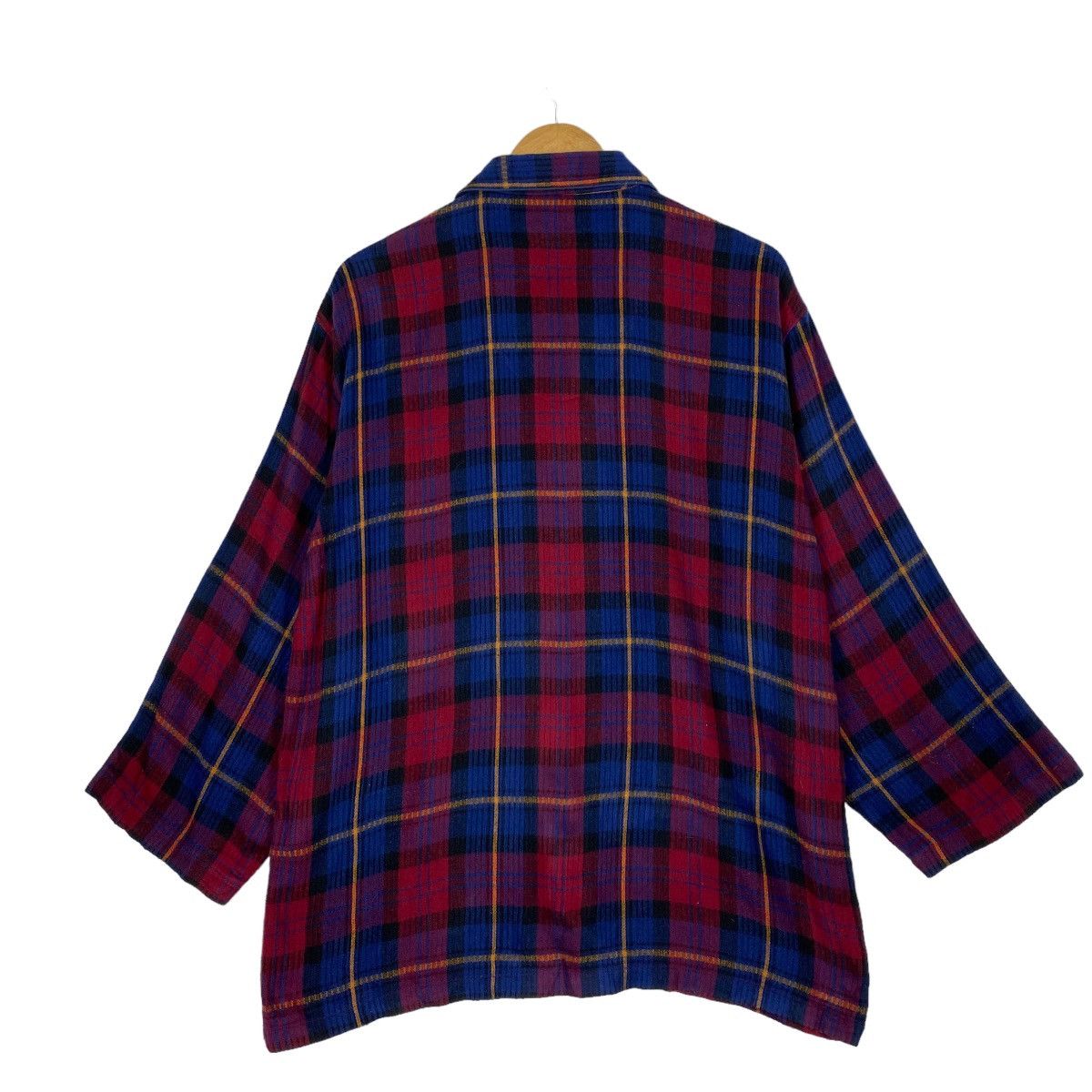 Japanese Brand Pierre Balmain Vent Tartan Pyjmas Sleepwear Shirt Size US L / EU 52-54 / 3 - 9 Thumbnail