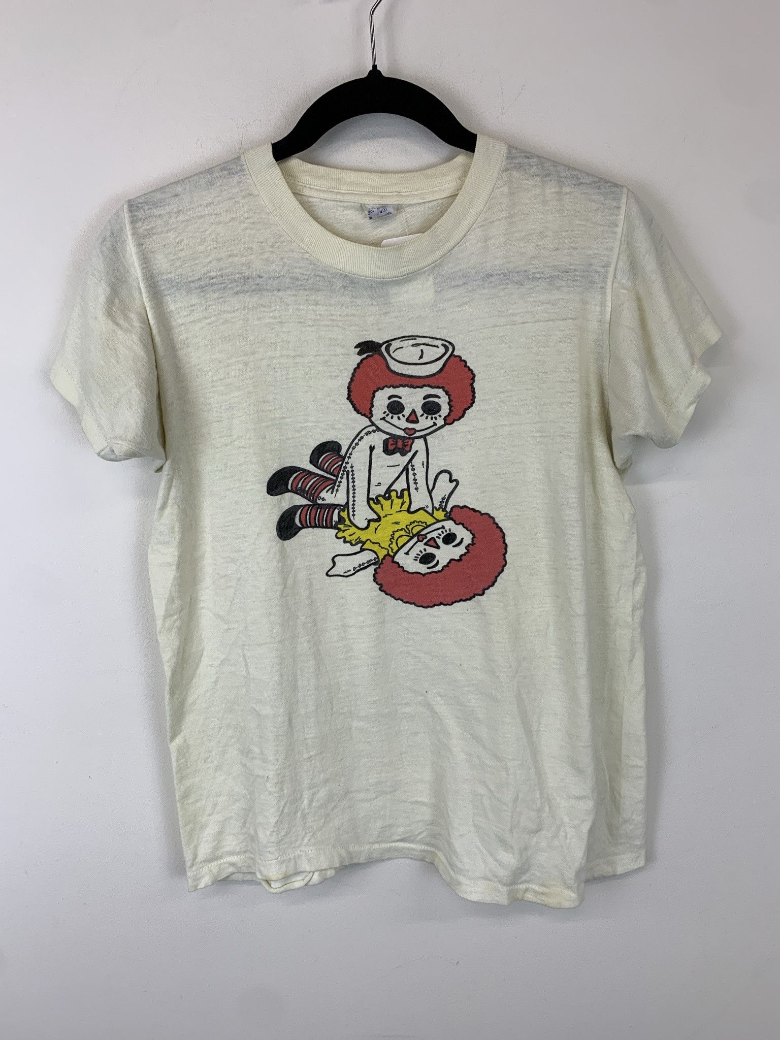 Cartoon Network × Vintage True Vintage 1960s.70s Raggedy Anne Raggedy Andy Sex Single Stitch Tee Size L Size US L / EU 52-54 / 3 - 1 Thumbnail