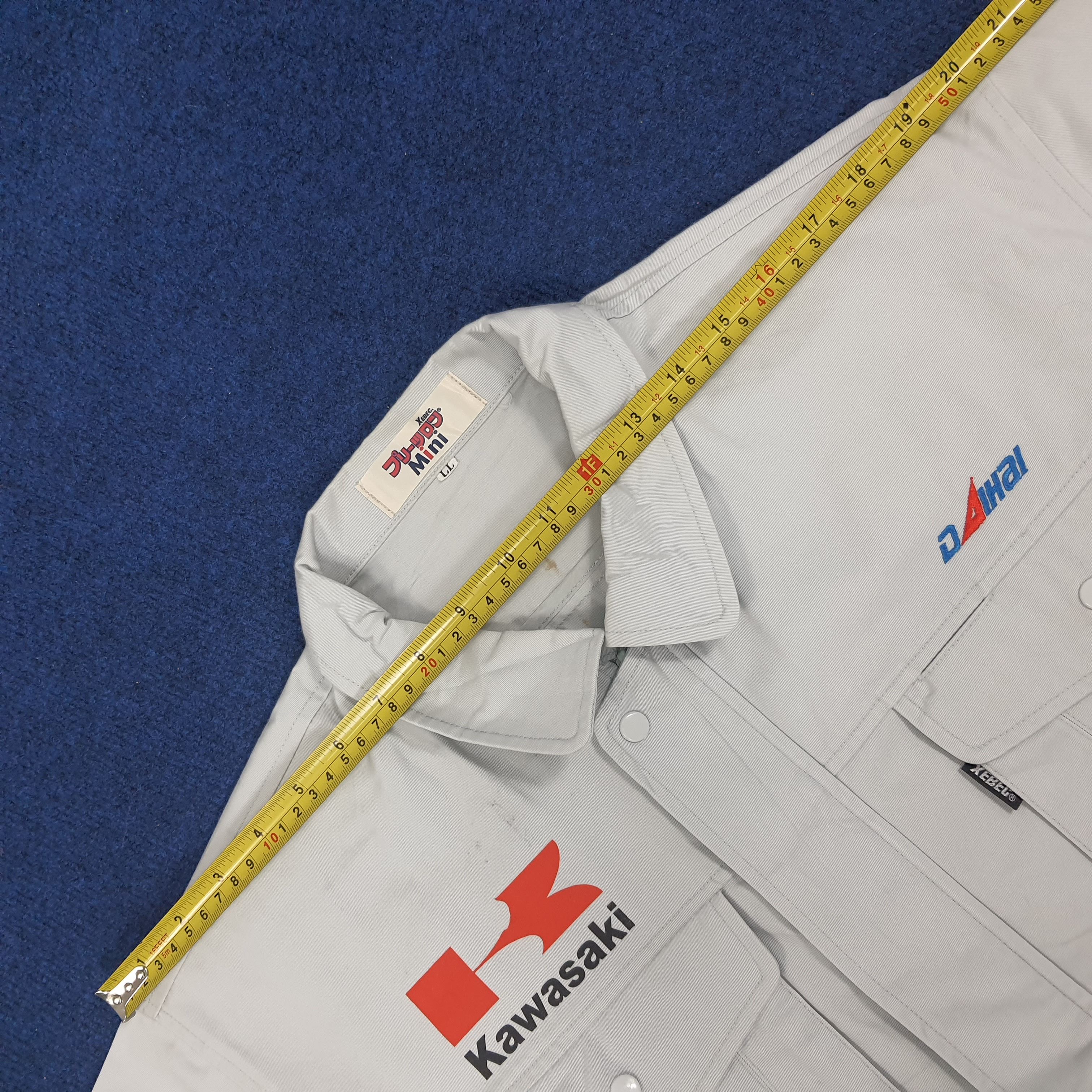 Japanese Brand × Vintage Vintage KAWASAKI Japan Motorsports Custom Jacket C233N14 Size US L / EU 52-54 / 3 - 10 Thumbnail