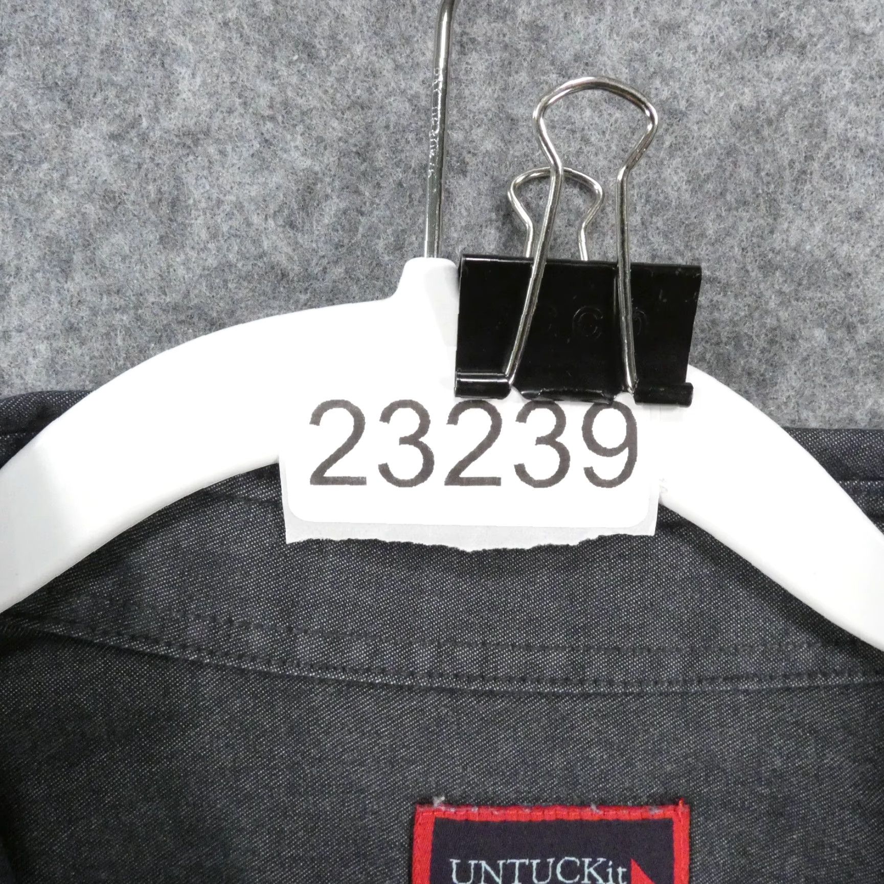 UNTUCKit UNTUCKit Shirt Mens XL Long Sleeve Button Up Gray Size US XL / EU 56 / 4 - 7 Thumbnail