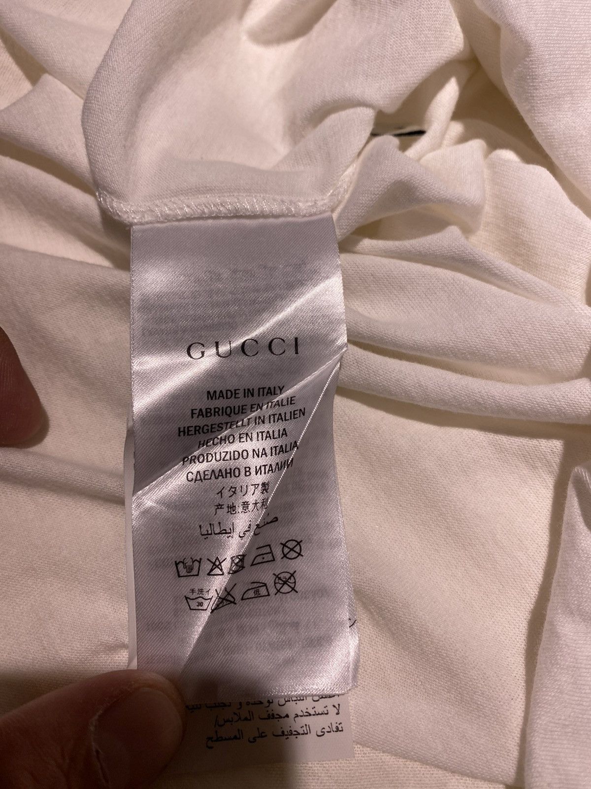 Gucci Gucci Logo Floral Embroidered Tee Size M Size US M / EU 48-50 / 2 - 6 Thumbnail