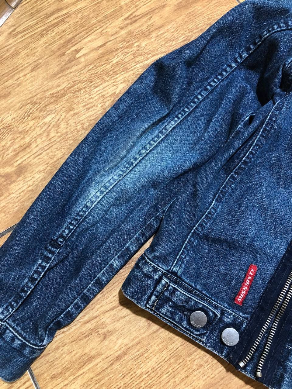 Miss Sixty Vintage Miss Sixty Denim Jacket Logo Hip Hop Streetwear Y2K Size M / US 6-8 / IT 42-44 - 16 Thumbnail