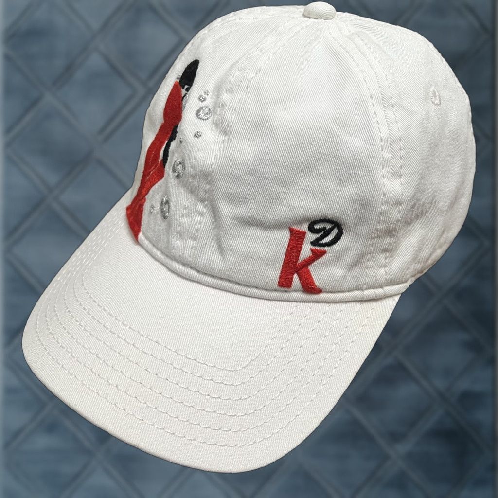 Vintage Coca Cola Diet Coke Hat Cap White Strap Back Adjustable DK Lady In A Coat Size ONE SIZE - 1 Thumbnail