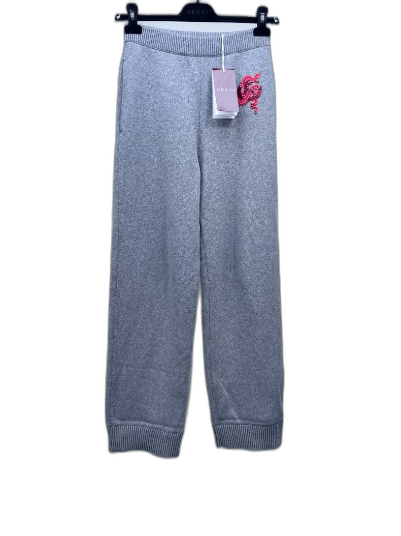 Gucci Gucci Gray Knit Pants Limited Edition Year of Snake Size US 26 / EU 42 - 1 Thumbnail
