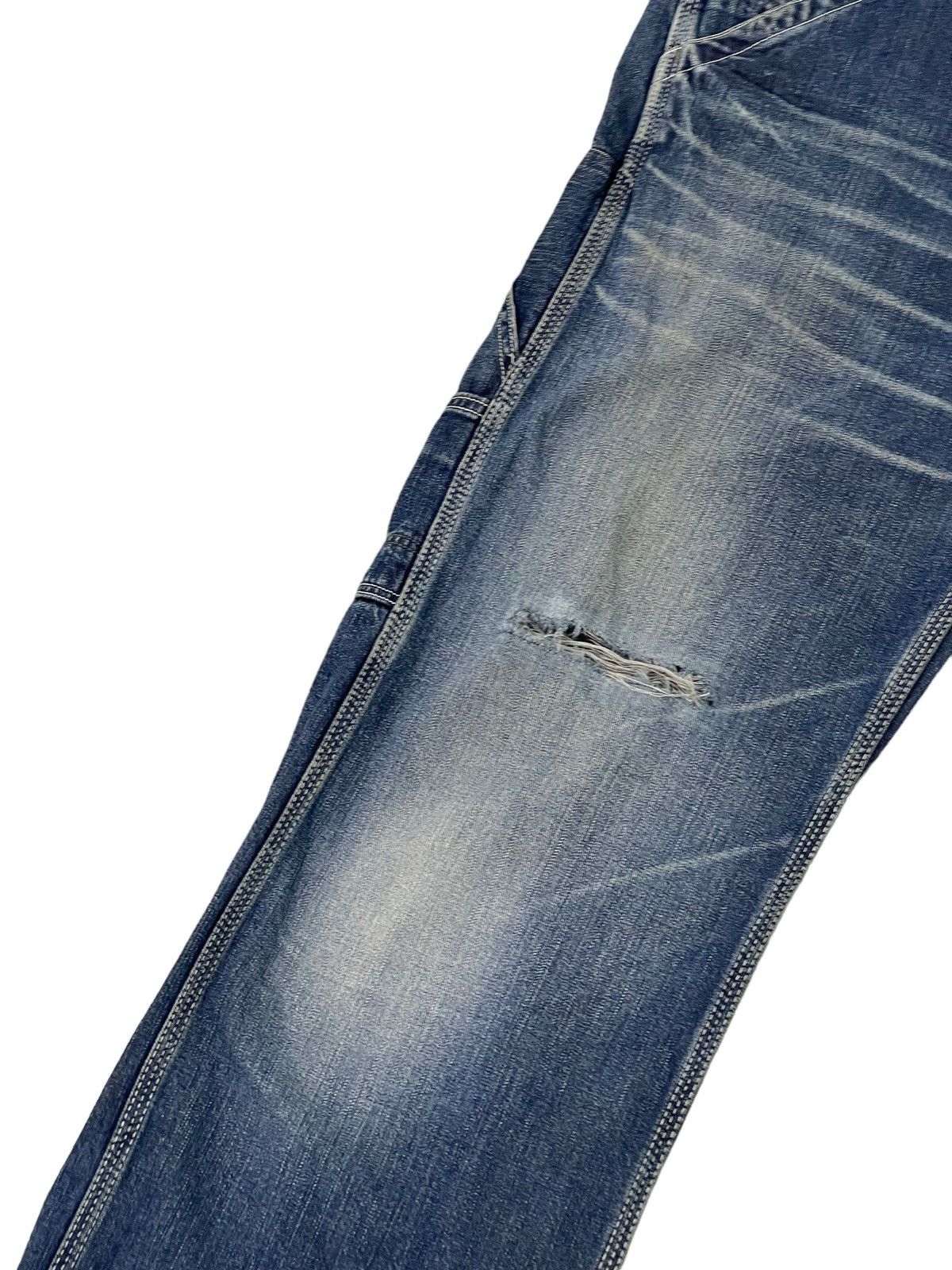 OMNIGOD Carpenter Jeans Omnigod Japan Distress Faded Regular 7🟦3 Size US 34 / EU 50 - 6 Thumbnail
