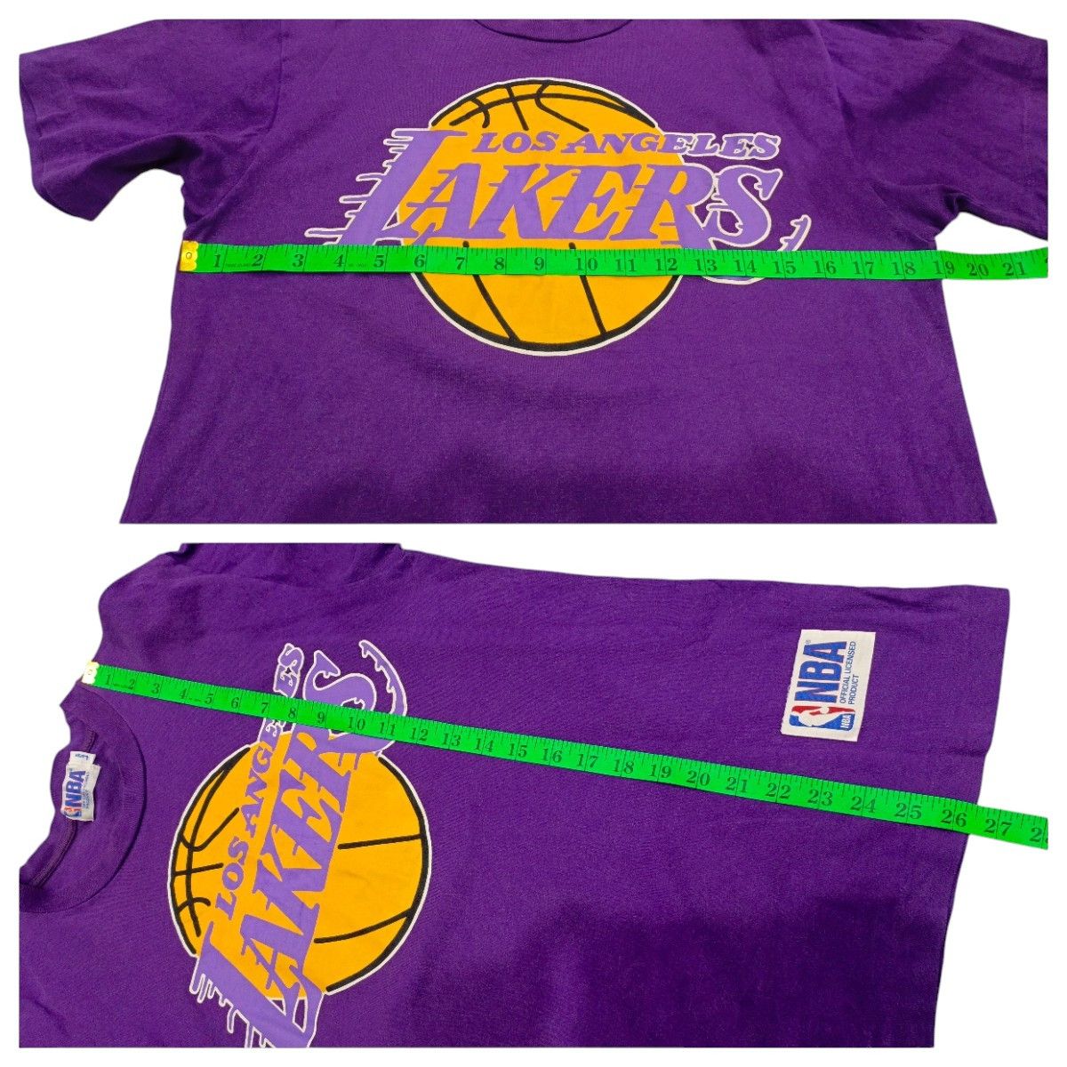 Vintage Vintage 90s NBA LA Lakers Big Logo T-Shirt Size US M / EU 48-50 / 2 - 9 Thumbnail
