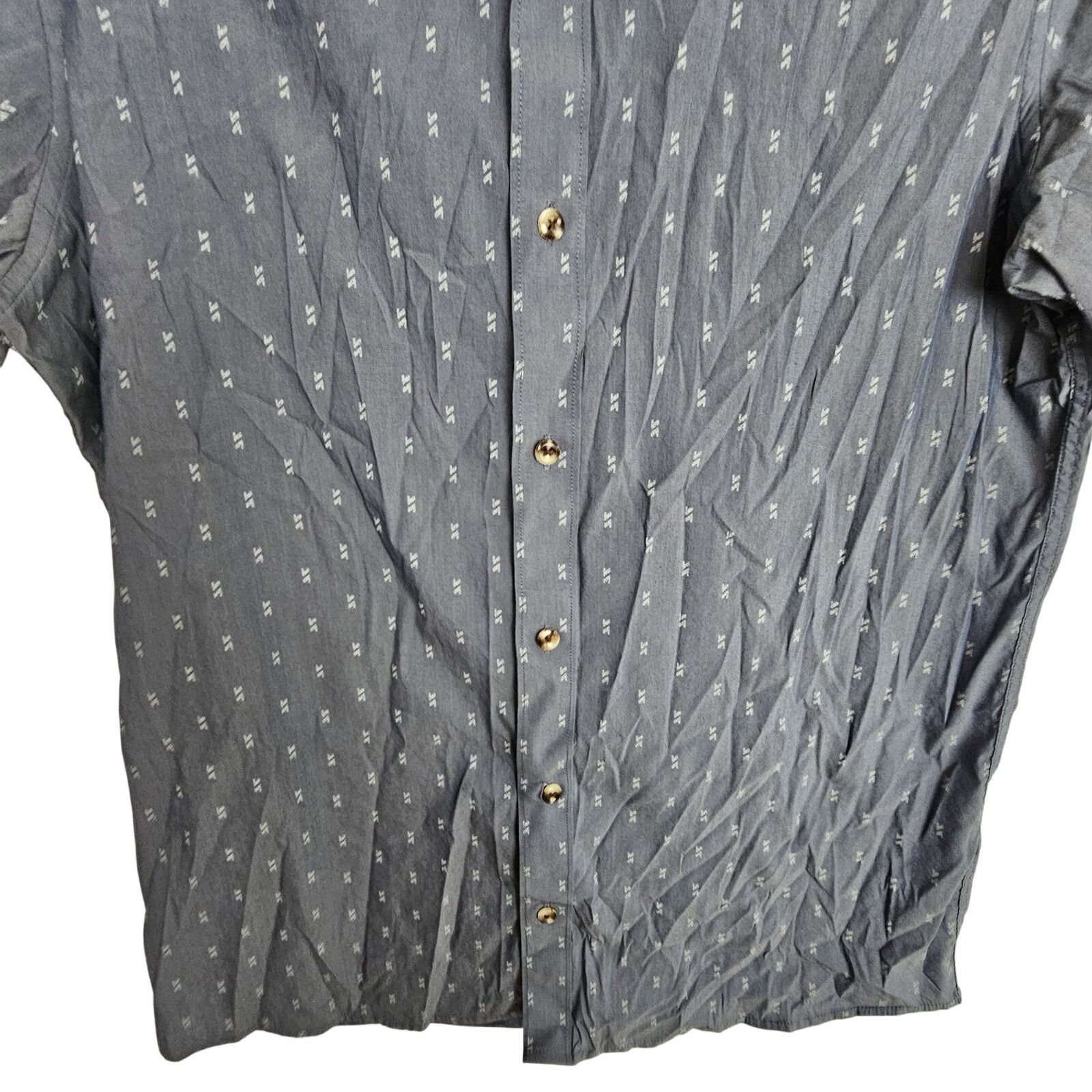 TravisMathew Travis Mathew Mens Geometric Print Button Shirt M Business Size US M / EU 48-50 / 2 - 3 Thumbnail