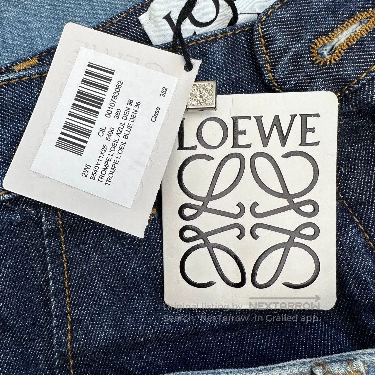 Loewe LOEWE Patchwork Washed Denim Jeans 36. Size US 36 / EU 52 - 6 Thumbnail