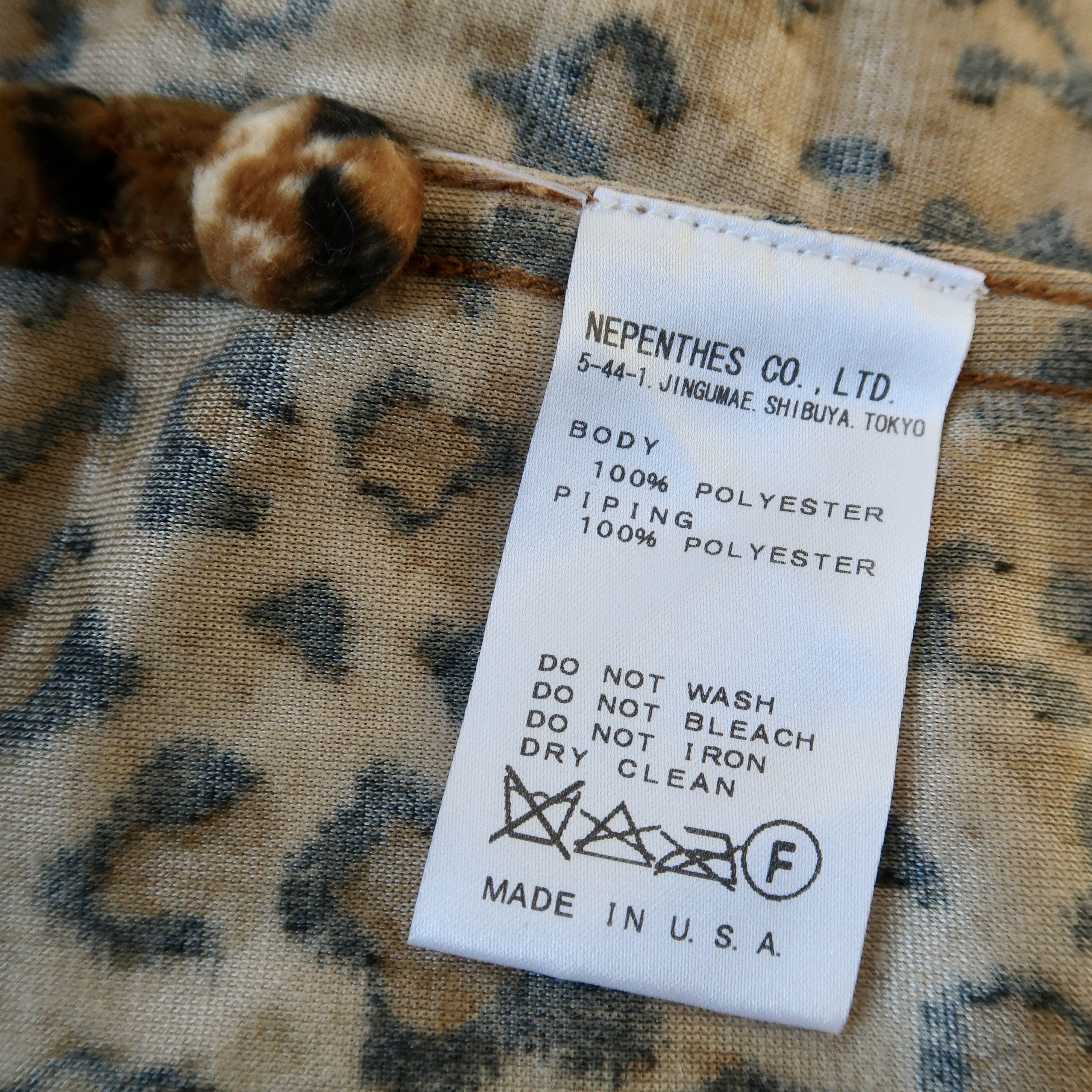 Engineered Garments FWK Engineered Garments Leopard Velour Tunic Pullover 2 Size M / US 6-8 / IT 42-44 - 9 Thumbnail