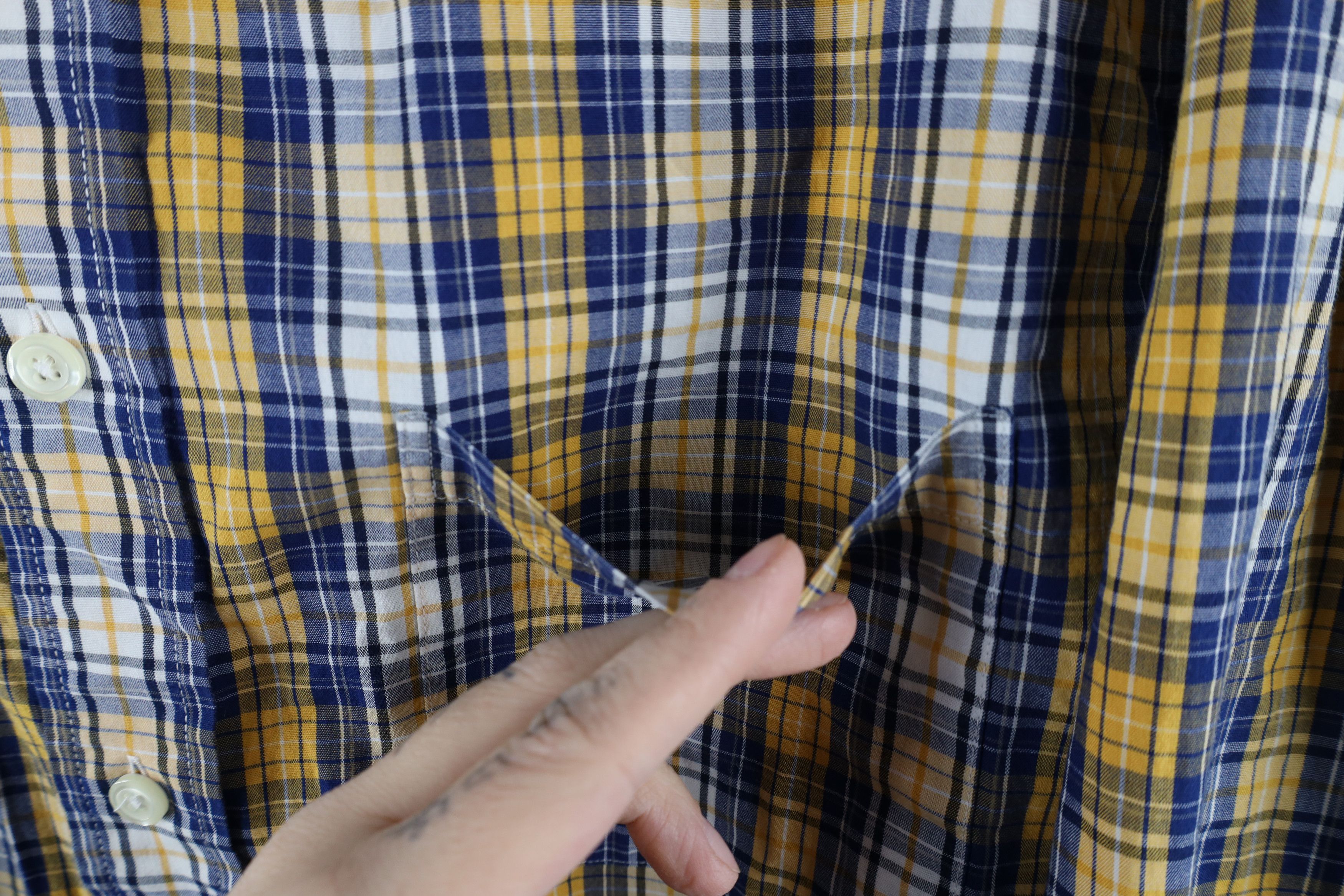 Brooks Brothers × Vintage Vintage Brooks Brothers Cotton Button Down Shirt Plaid Size US L / EU 52-54 / 3 - 5 Thumbnail