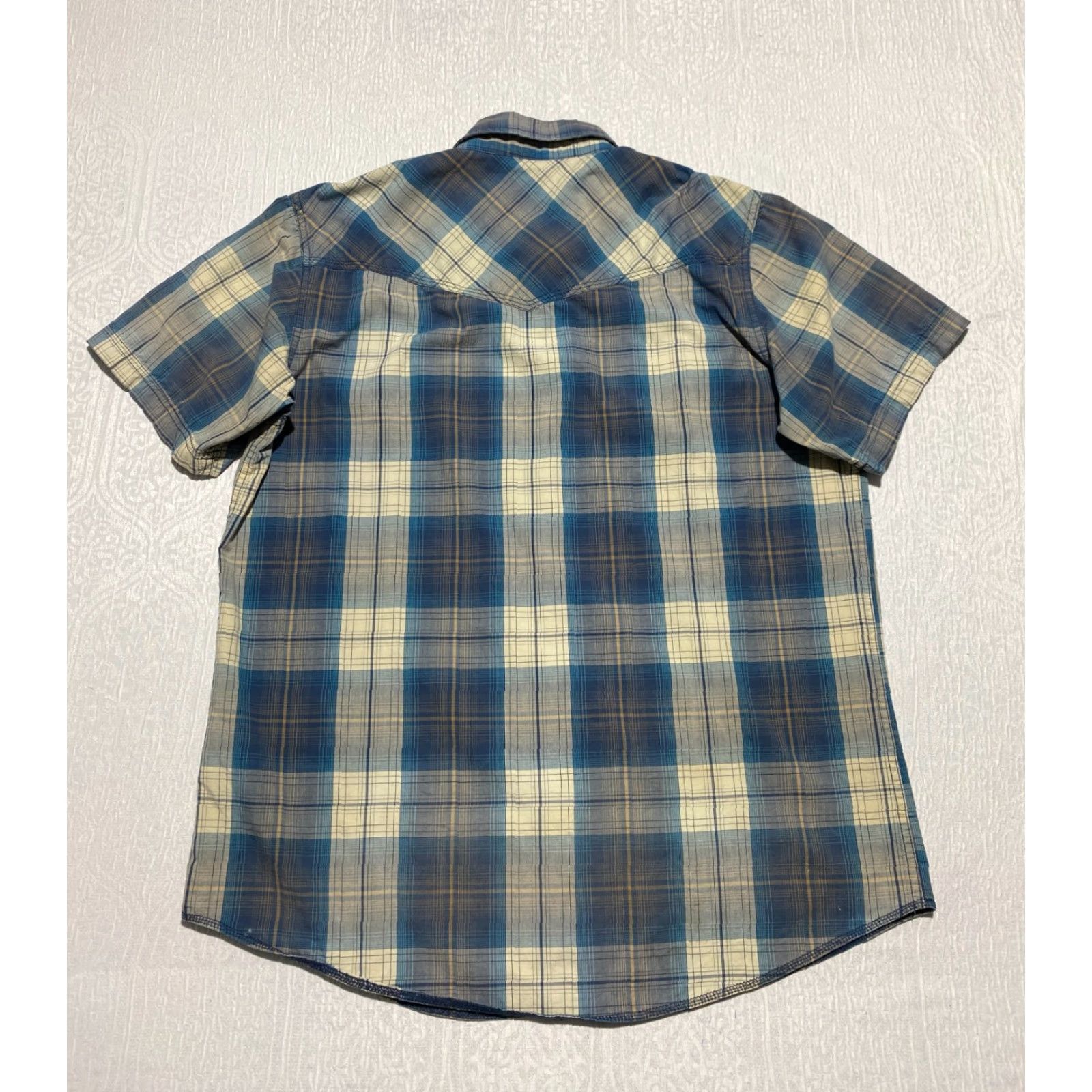 Vintage Northwest Territory Shirt Mens L Blue Plaid Pearl Snap Casual Western Cowboy Size US L / EU 52-54 / 3 - 5 Thumbnail