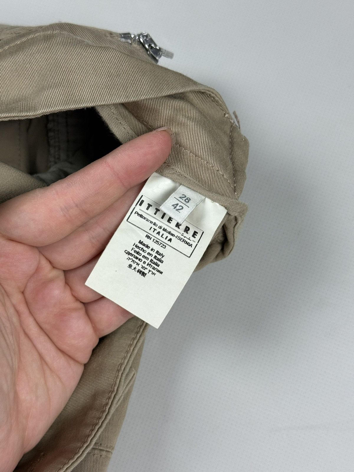 Pierre Balmain Pierre Balmain Ladies Ankle Zip Biker Chino Pants Trousers Size 28" / US 6 / IT 42 - 14 Thumbnail