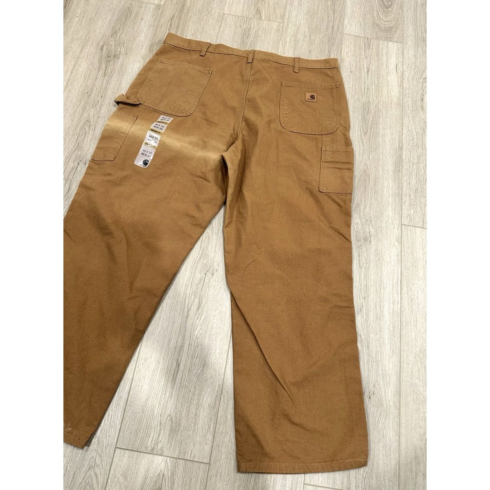 Carhartt Carhartt Pants Mens 42 Brown Duck Canvas Size 42x30 Dungaree Fit Workwear B11 BRN Size US 42 / EU 58 - 2 Thumbnail