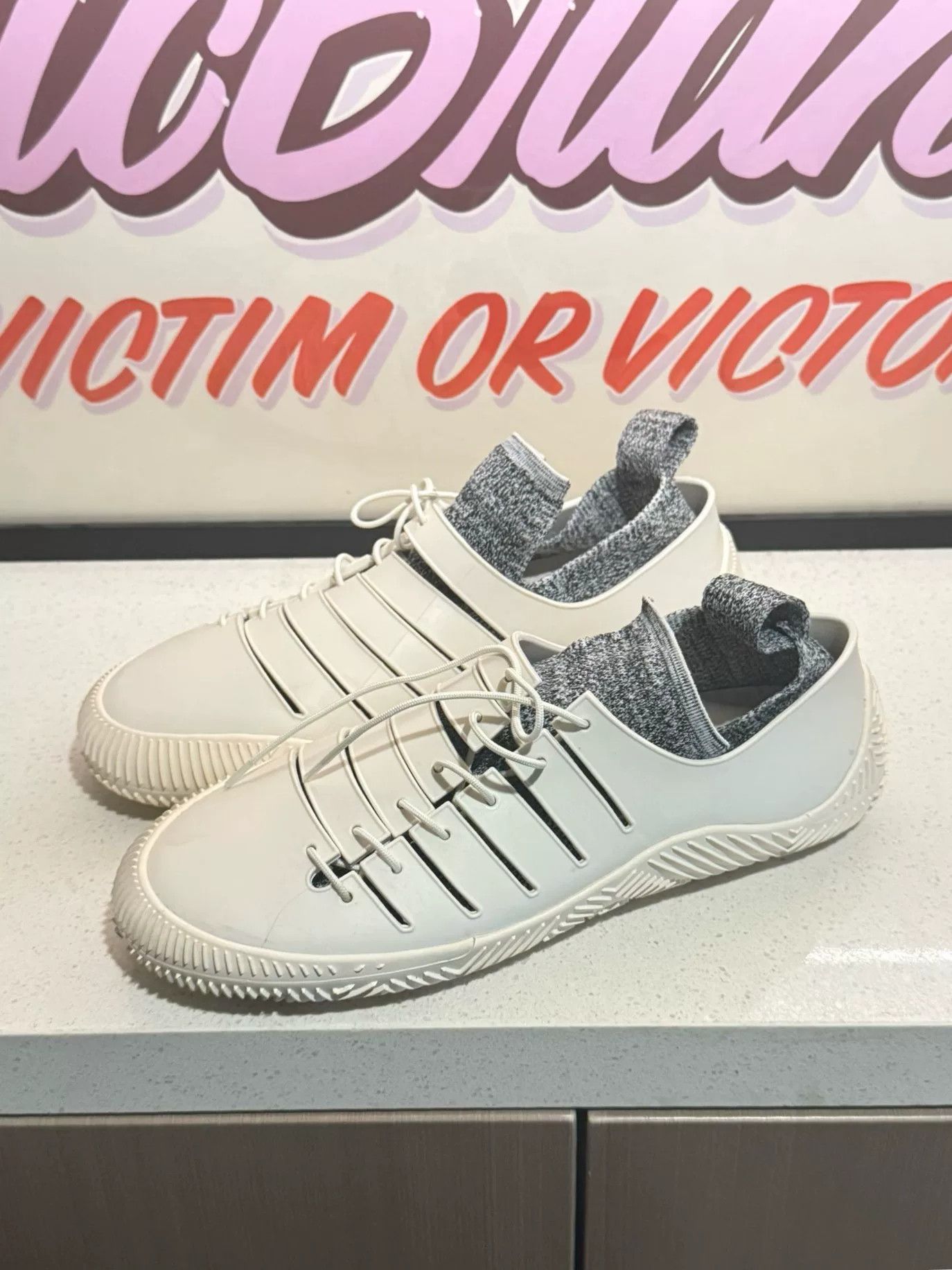 Bottega Veneta Climber White Sneakers