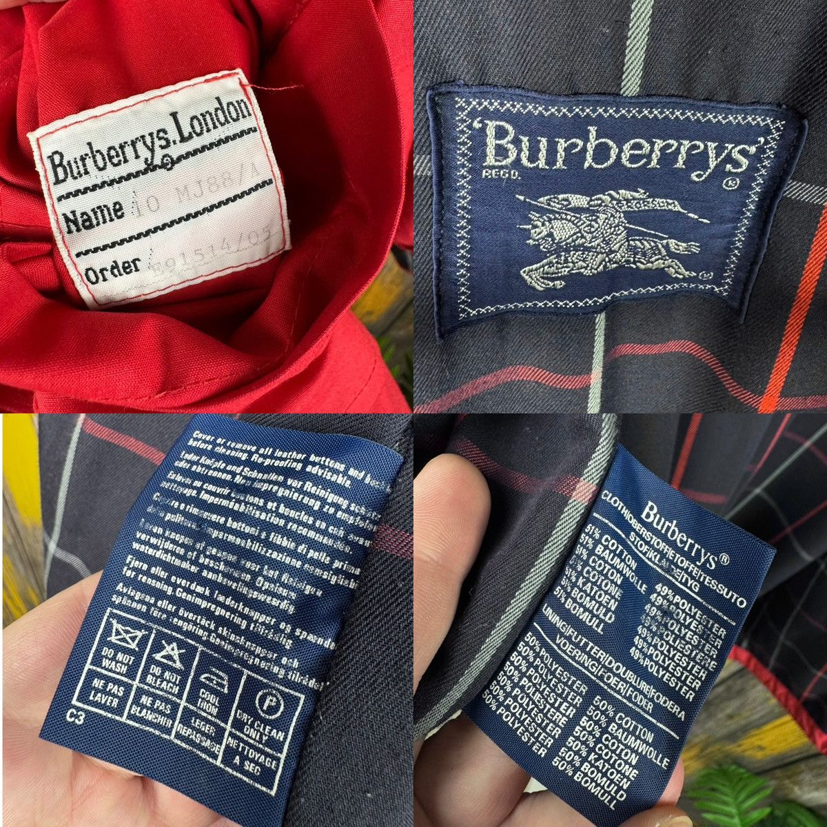 Burberry Burberry Rare Vintage Bomber Golf Jacket Archive Size S Size US S / EU 44-46 / 1 - 10 Thumbnail