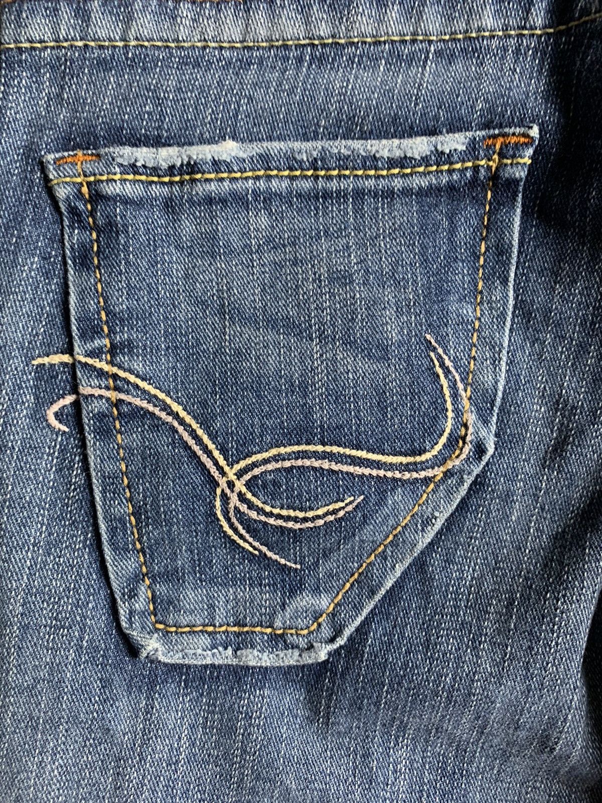 If Six Was Nine × Japanese Brand × Le Grande Bleu (L.G.B.) 2000s Vienus Bliss by Something Edwin Bootcut Jeans Size US 28 / EU 44 - 14 Thumbnail