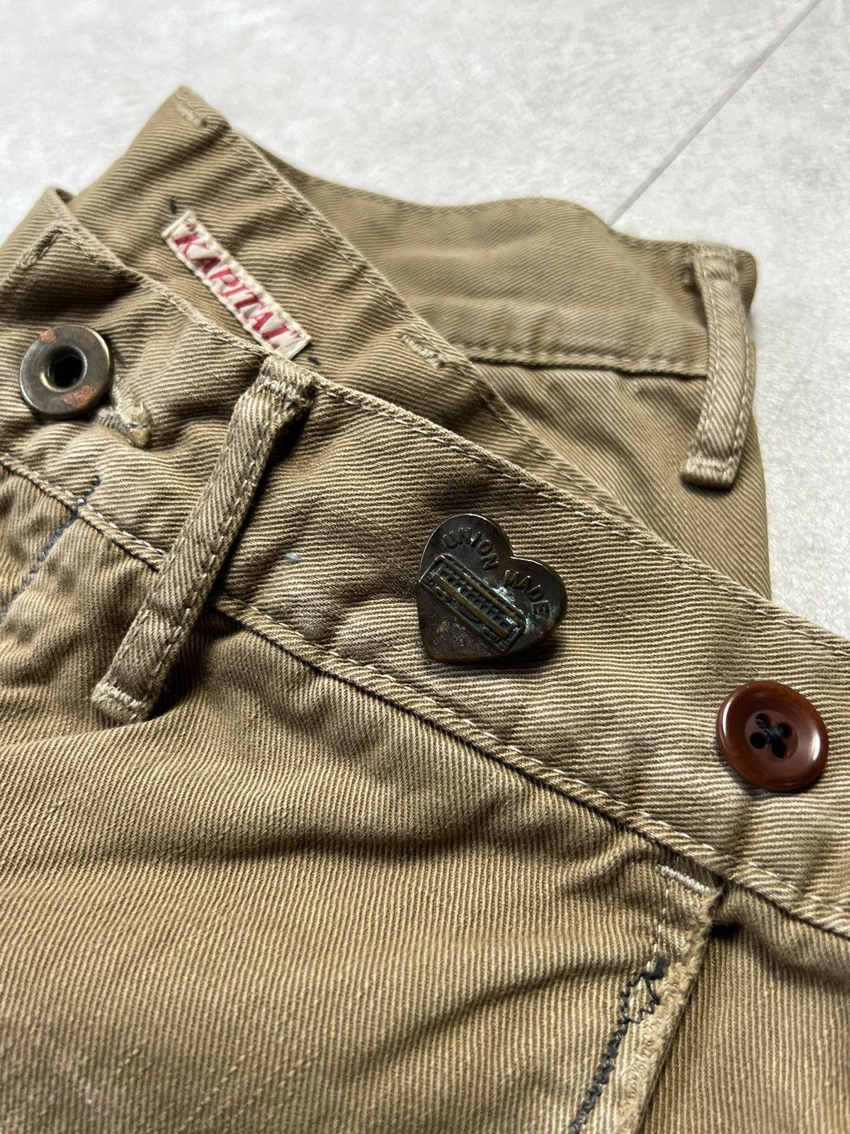 Kapital × Kapital Kountry Kapital Konutry Patch Remake BORO Pants Size US 28 / EU 44 - 5 Thumbnail