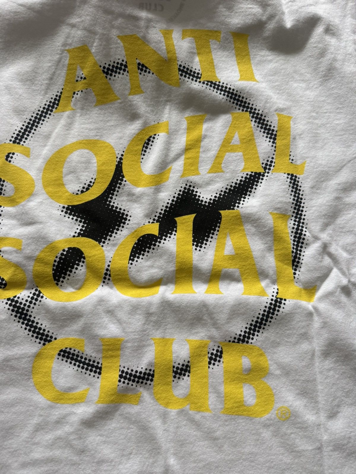 Anti Social Social Club × Fragment Design Anti Social Social Club x Fragment Design Tee White/Yellow M Size US M / EU 48-50 / 2 - 5 Thumbnail