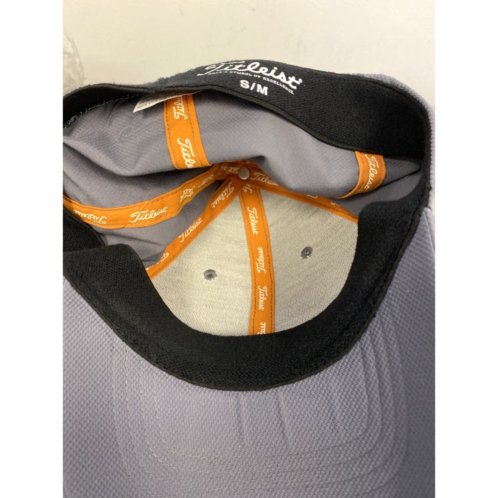 Titleist TITLEIST Fitted Golf Hat, Size S/M, Gray Orange, Men's Outdoor Sports Apparel Size ONE SIZE - 7 Thumbnail