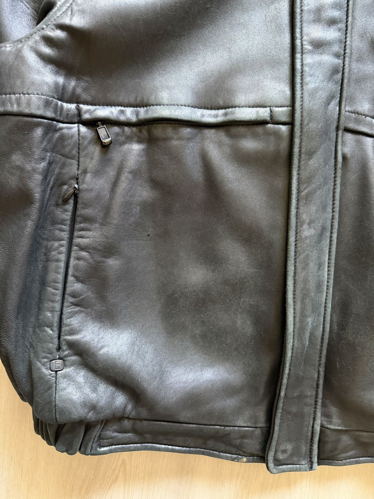 Kenneth Cole Vintage Kenneth Cole Reaction Classic Leather Bomber Sz M Size US M / EU 48-50 / 2 - 3 Thumbnail