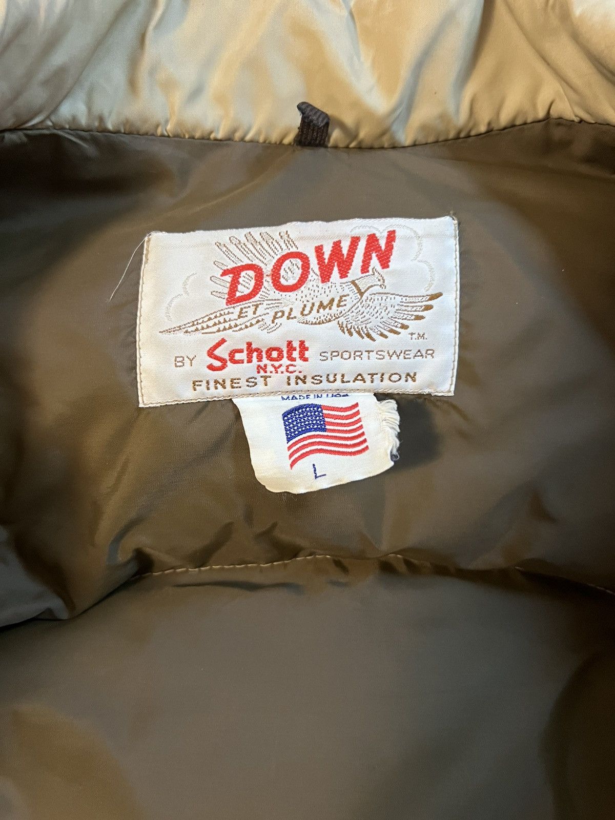 Vintage Vintage Brown Puffer Jacket Size US L / EU 52-54 / 3 - 4 Thumbnail