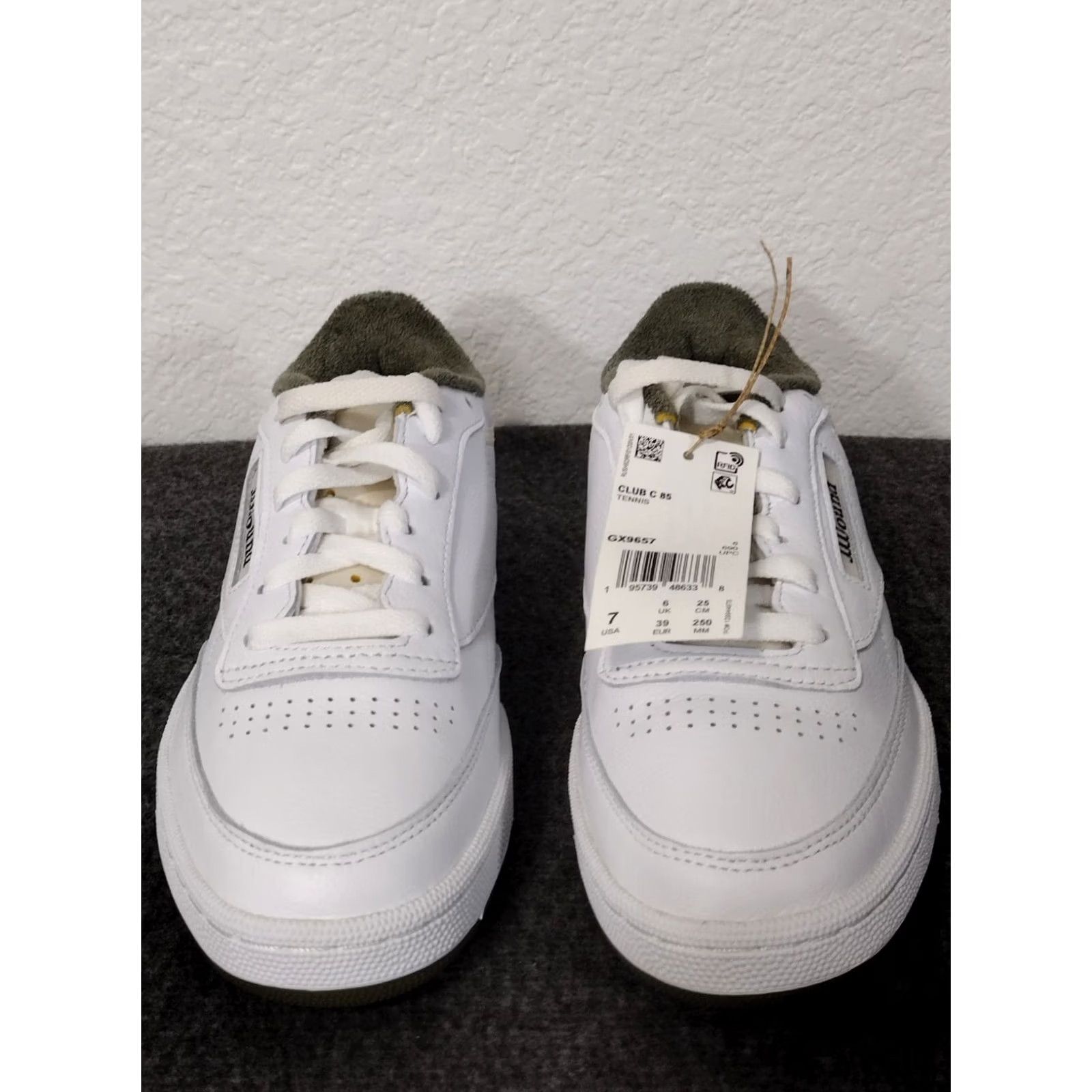 Reebok REEBOK Club C 85 JJJJound White Olive Tennis GX9657 Size 7 US New with a Box Size US 6 / EU 39 - 3 Thumbnail