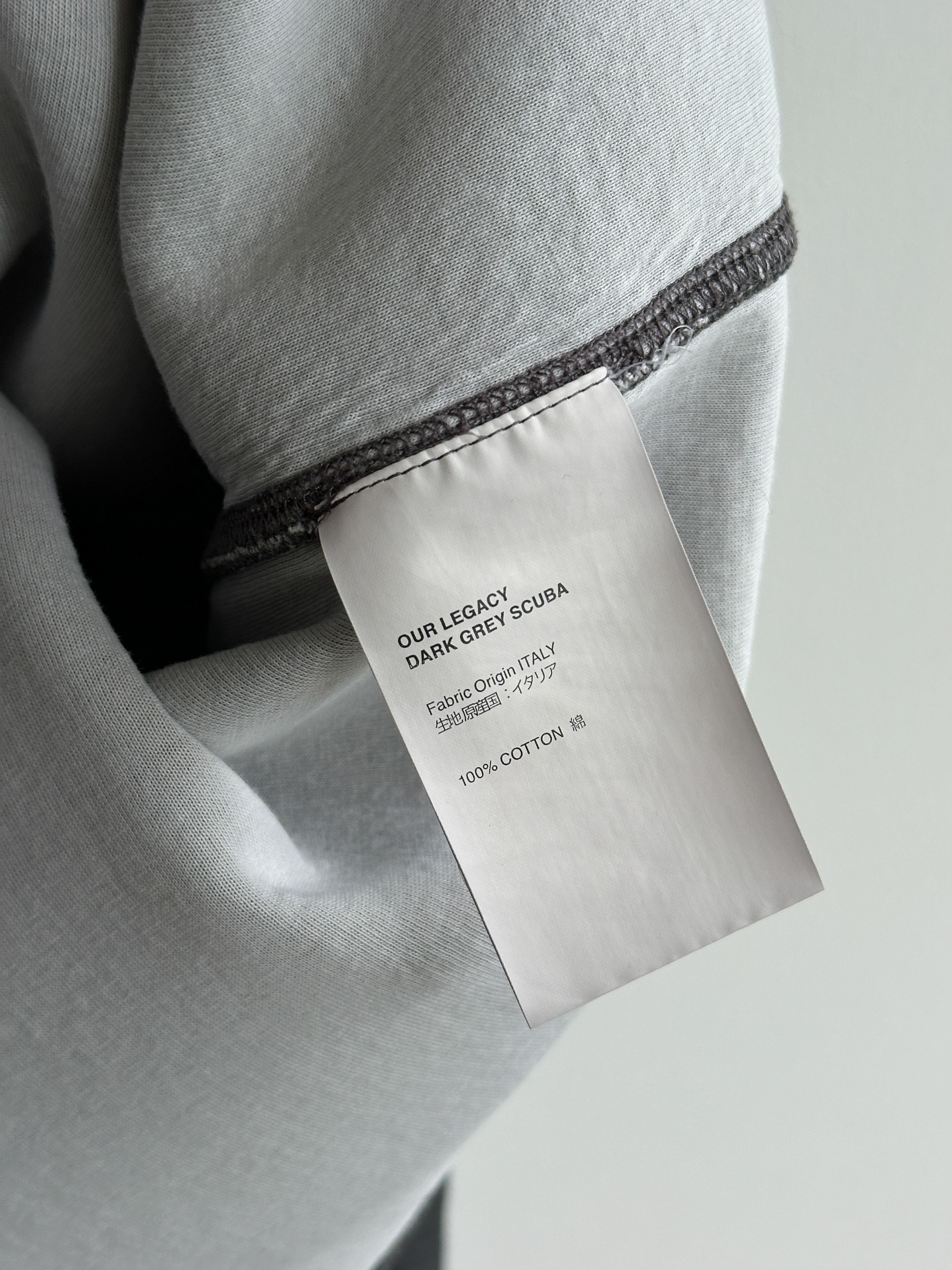 Our Legacy Our Legacy Dark Gray Scuba Hoodie Size US M / EU 48-50 / 2 - 8 Thumbnail