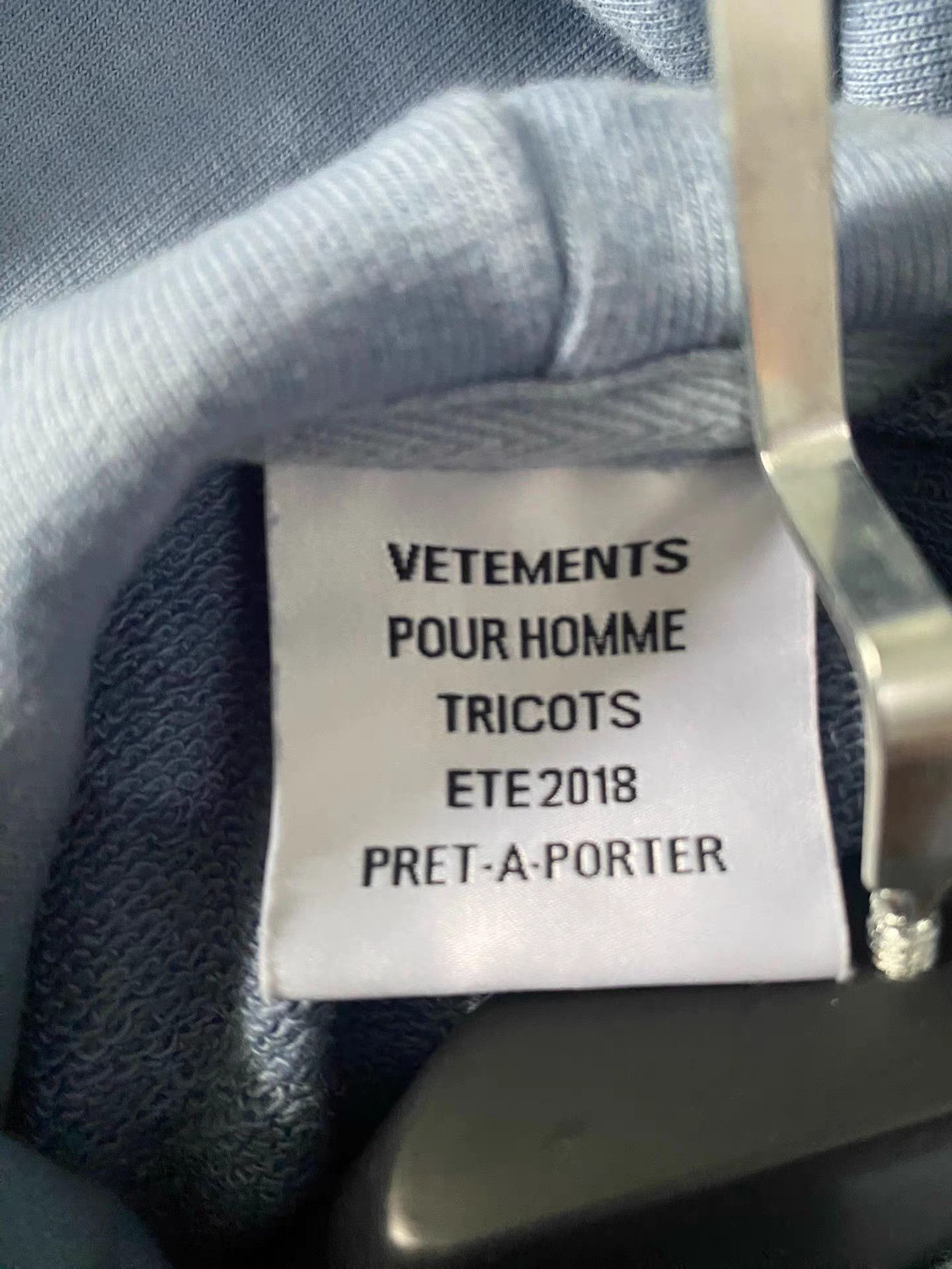 Vetements Vetements Blue Unicorn Hoodie Size US XS / EU 42 / 0 - 6 Thumbnail
