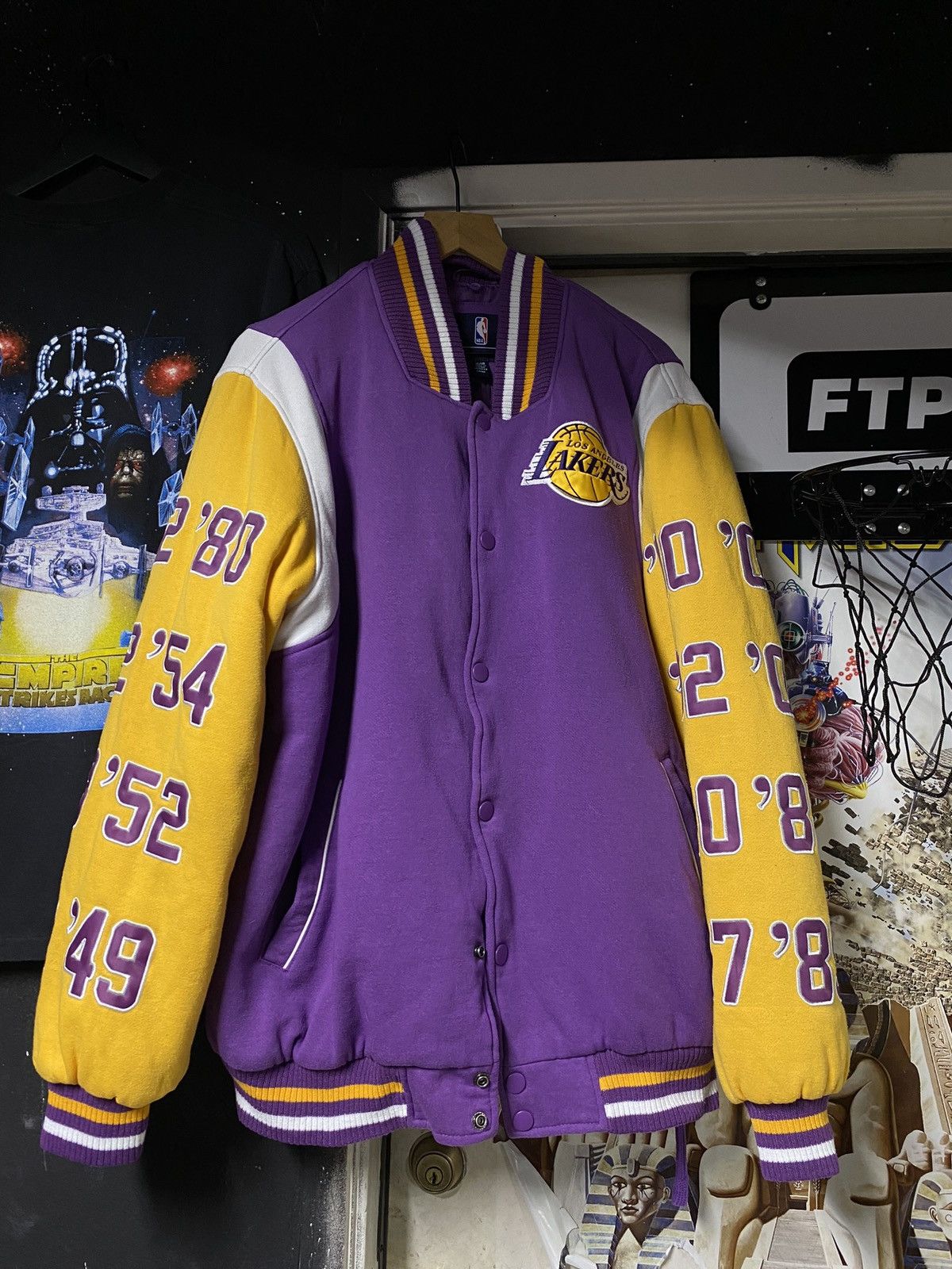 Lakers Championship Jacket Grailed