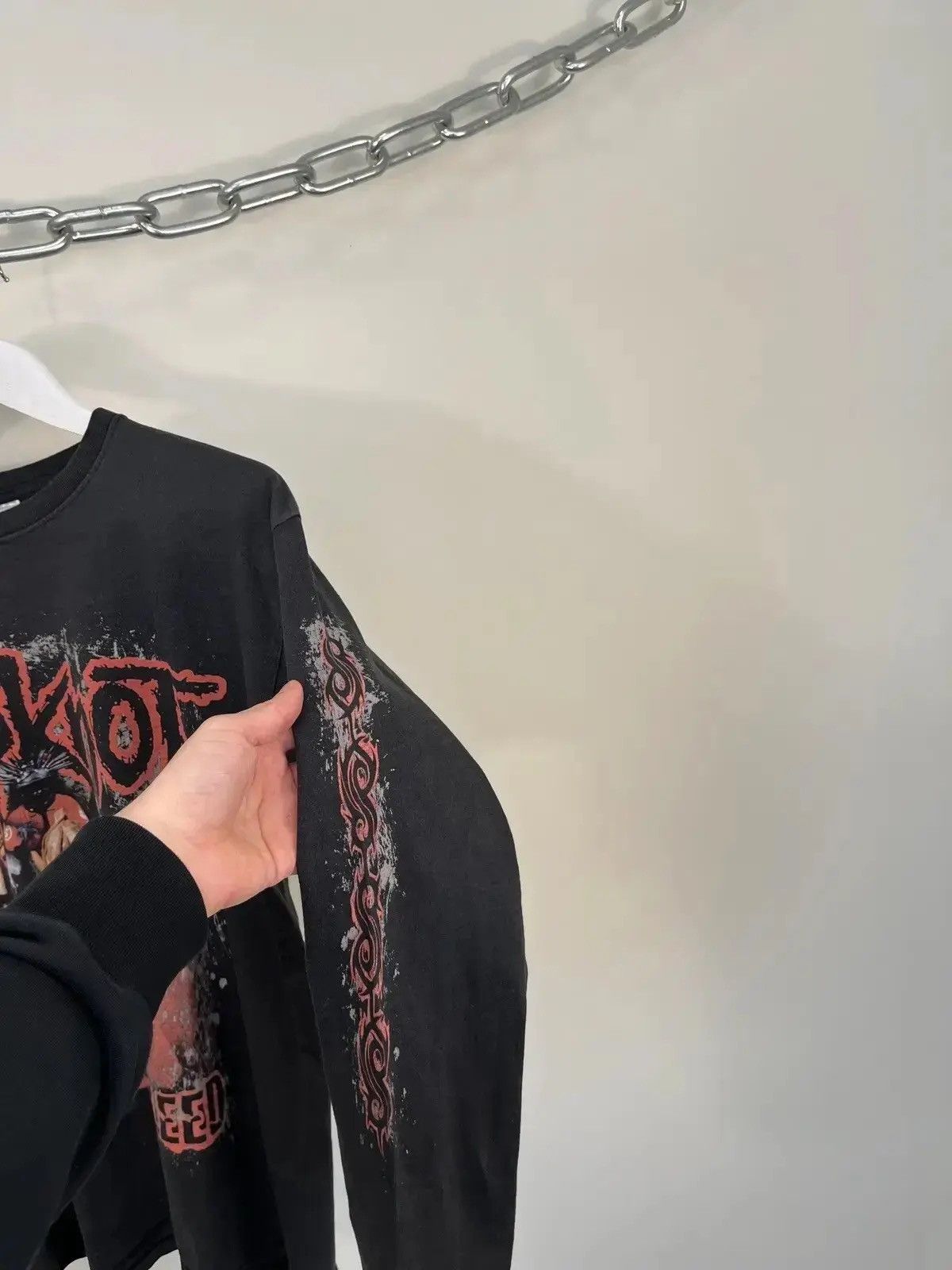 Band Tees × Vintage Vintage Slipknot Wait And Bleed Song 2006 Long Sleeve Tee Size US L / EU 52-54 / 3 - 5 Thumbnail