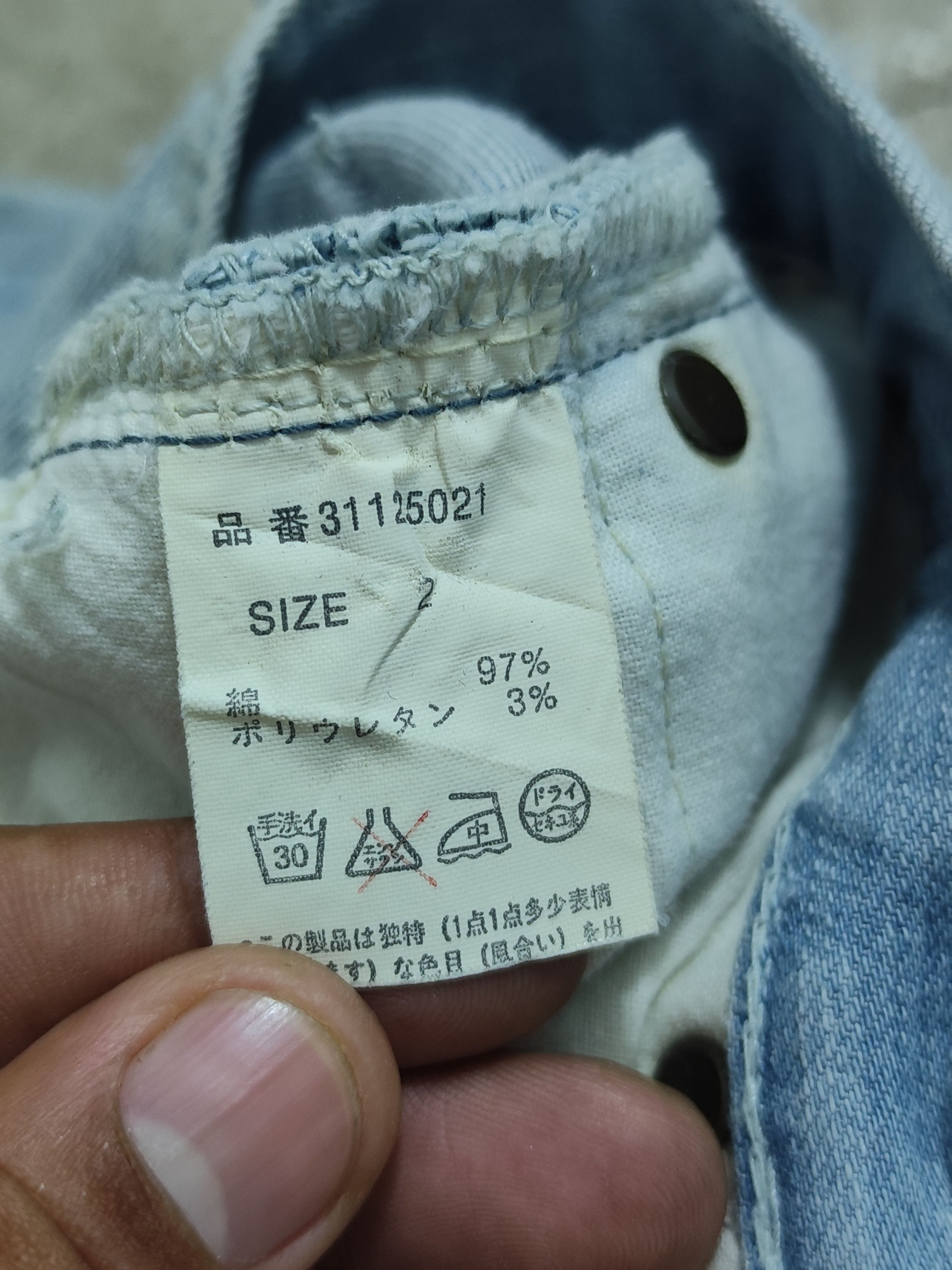 GOA Vintage GOA blue faded jeans Size 29" - 10 Thumbnail