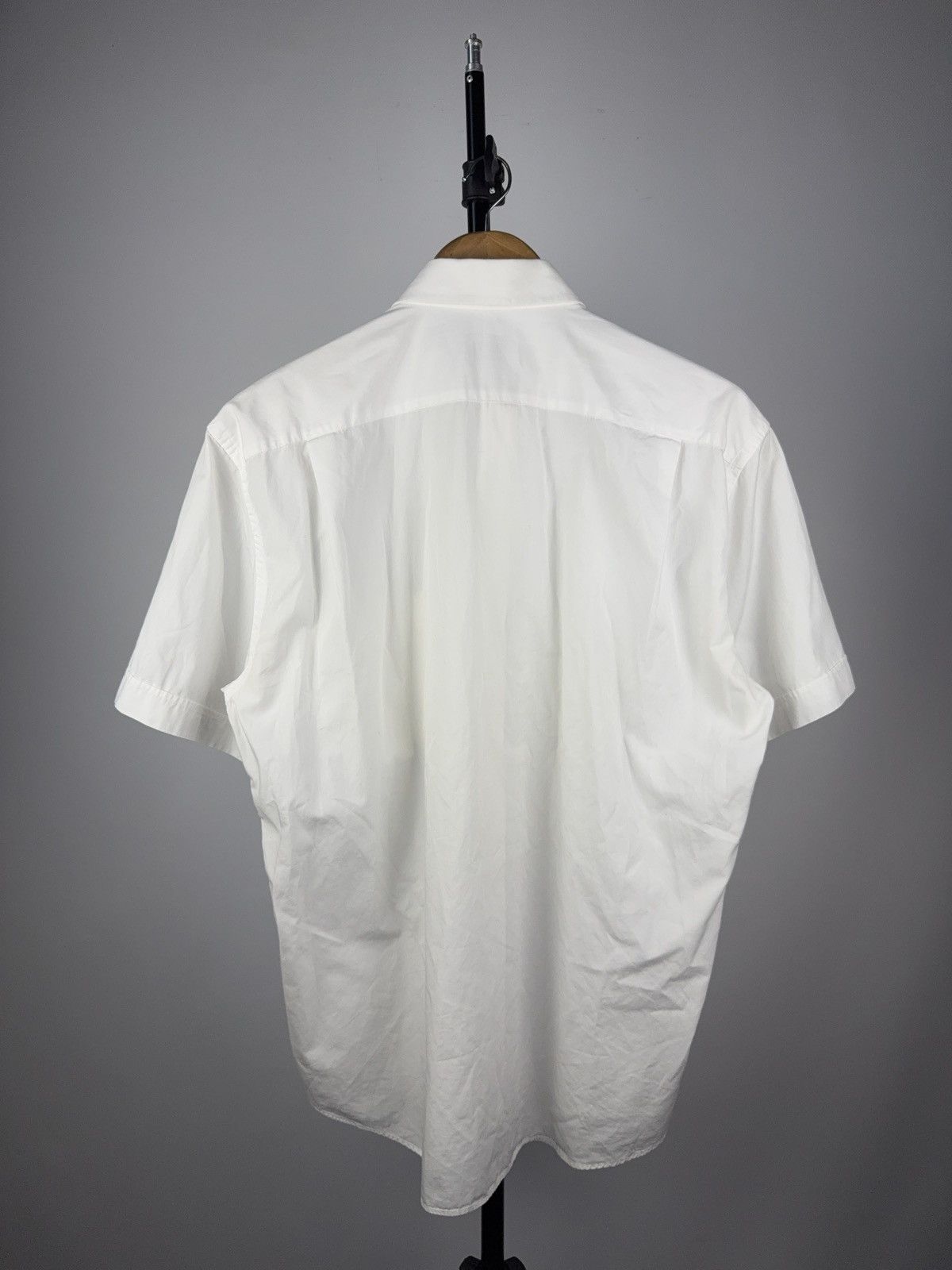 Bally Vintage 00s Bally Luxury Retro white Short sleeve Shirt Size US M / EU 48-50 / 2 - 12 Thumbnail