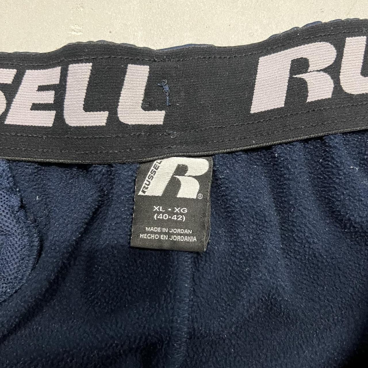 Russell Athletic Vintage Y2K/2000s Russell Athletics navy Blue sweatpants tracks with adjustable waistband and pockets! Size US 38 / EU 54 - 7 Thumbnail