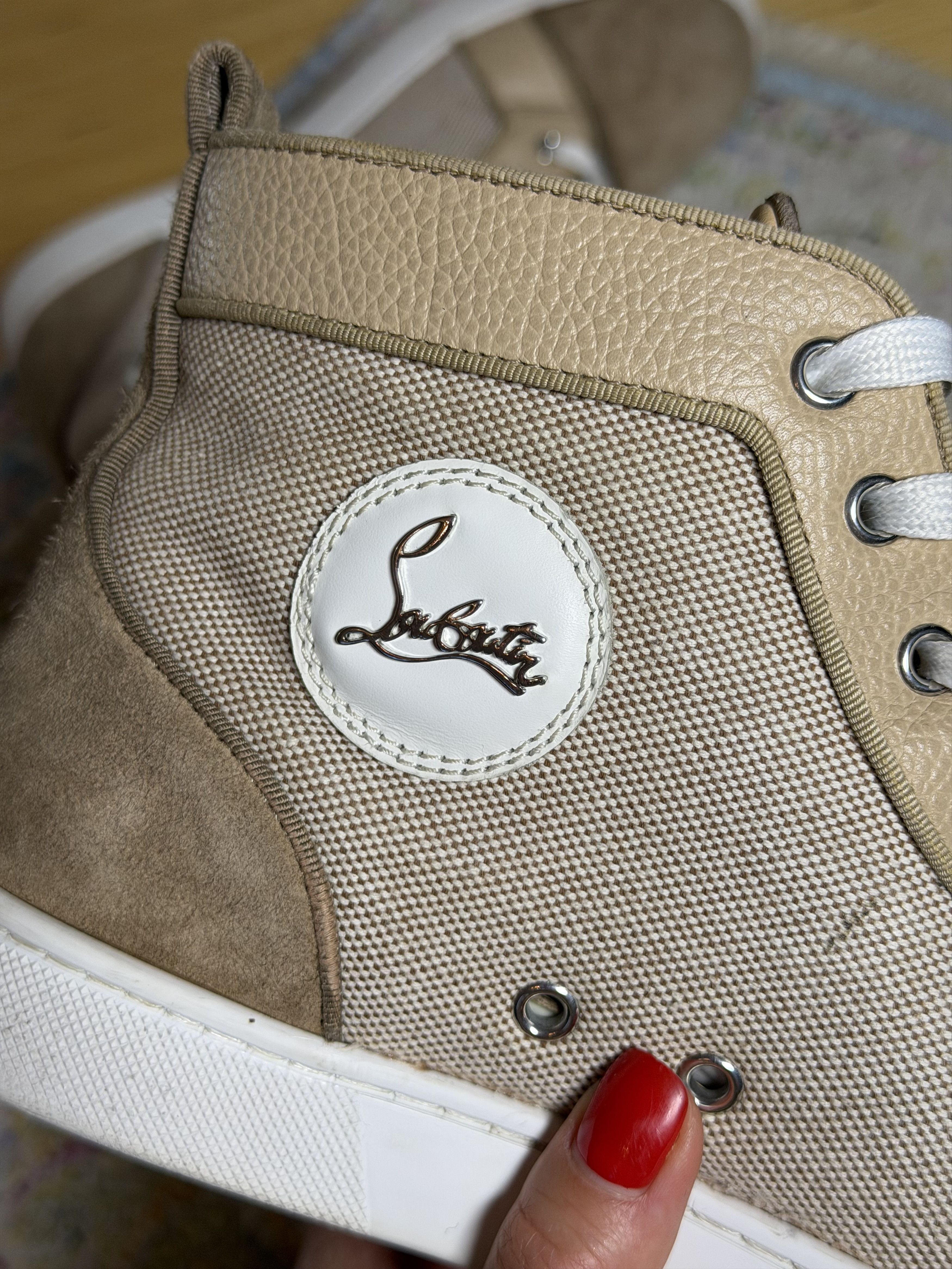 Christian Louboutin Christian Louboutin Louis Orlato Beige Sneakers Size US 9 / EU 42 - 9 Thumbnail