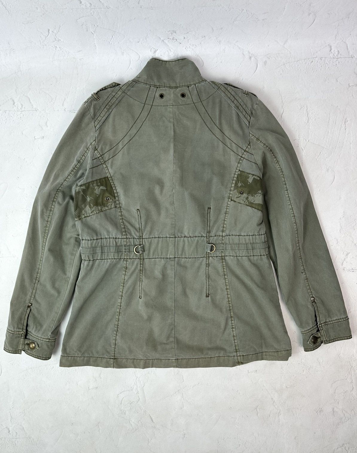 Vintage Vintage Military Khaki Long Sleeve Women’s Jacket Size XXL / US 16-18 / IT 52-54 - 8 Thumbnail