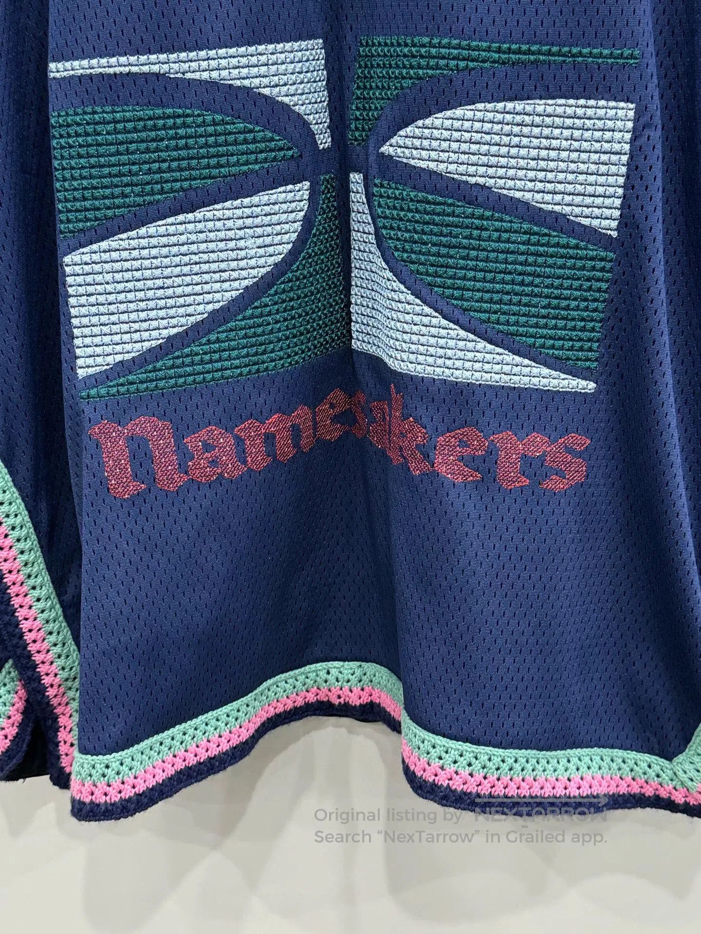NAMESAKE printed knit short-sleeve polo shirt. Size US M / EU 48-50 / 2 - 4 Thumbnail