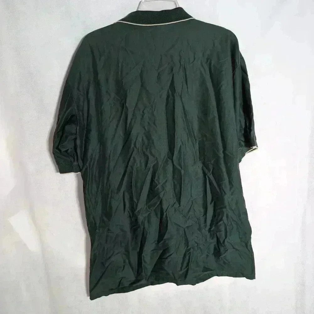 Antigua Dark Green Antigua golf shirt men's sz L 100% Cotton Size US L / EU 52-54 / 3 - 4 Thumbnail