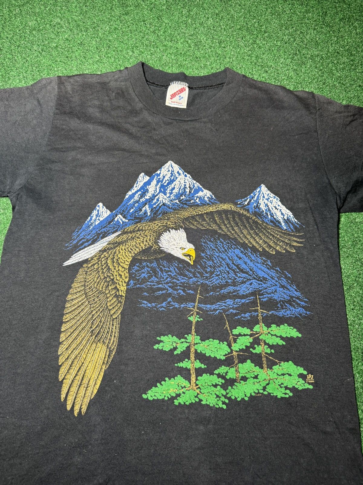 Vintage Vintage 80s Bald Eagle Nature Animal Small 17x24 T Shirt Size US S / EU 44-46 / 1 - 2 Thumbnail