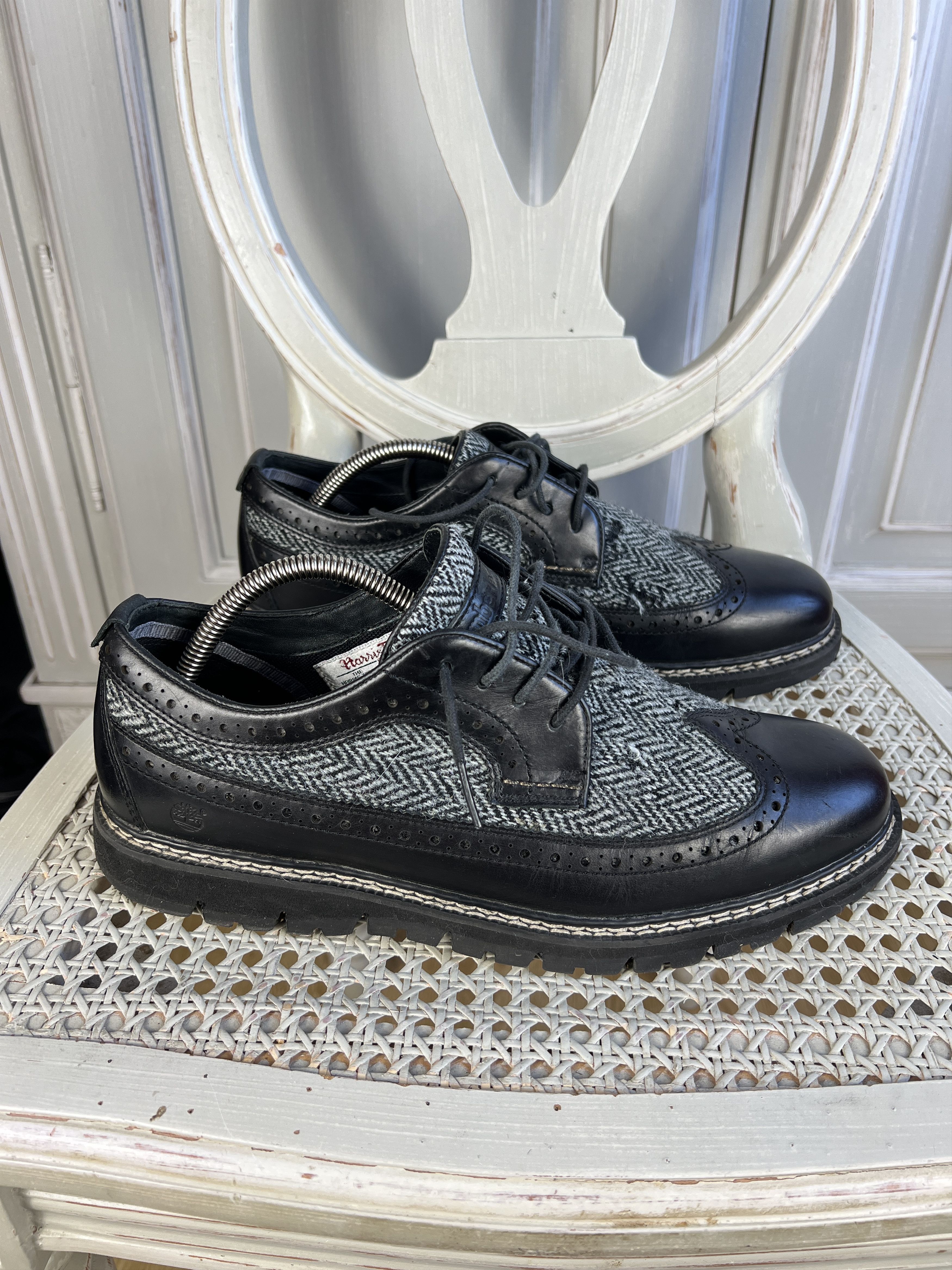 Harris Tweed × Timberland TIMBERLAND BROGUE HARRIS TWEED SHOES Size US 9 / EU 42 - 3 Thumbnail