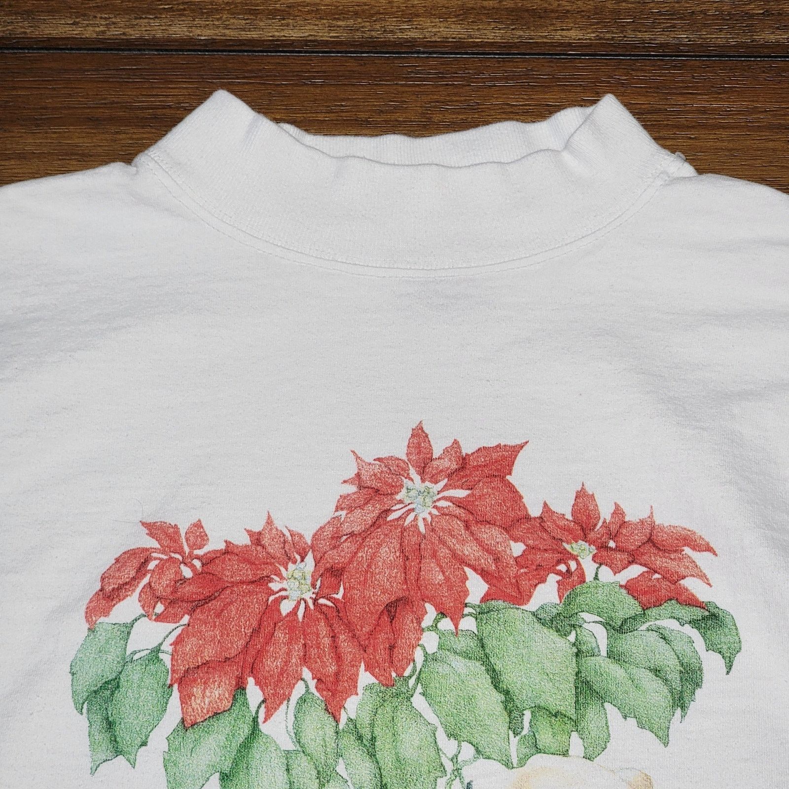 Fruit Of The Loom LS Tee Polar Bears w/ Poinsettias (Fruit Of The Loom) - Med Size M / US 6-8 / IT 42-44 - 2 Thumbnail