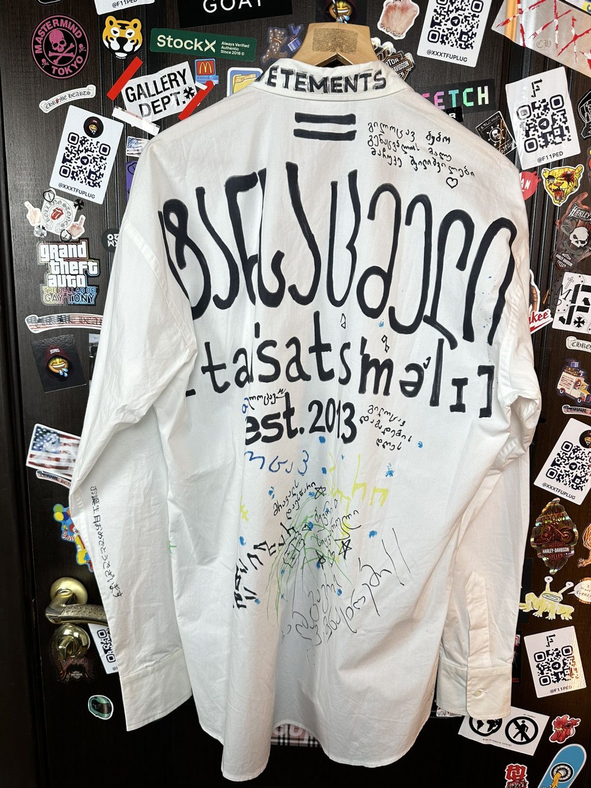 Vetements SS19 Graffiti Shirt Size US XS / EU 42 / 0 - 3 Thumbnail