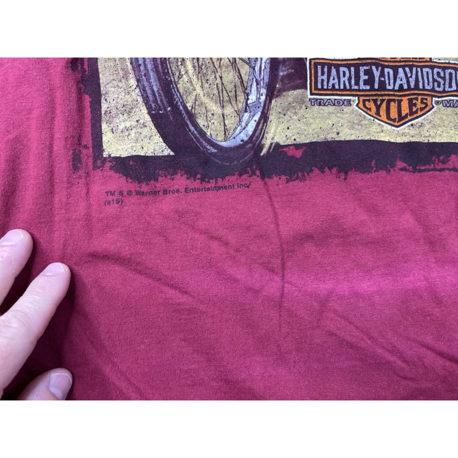 Harley Davidson VINTAGE Harley-Davidson Looney Tunes Taz Motorcycle Dealership T-Shirt Men’s 2XL Red Short Sleeve cartoon Mens Size US XXL / EU 58 / 5 - 3 Thumbnail