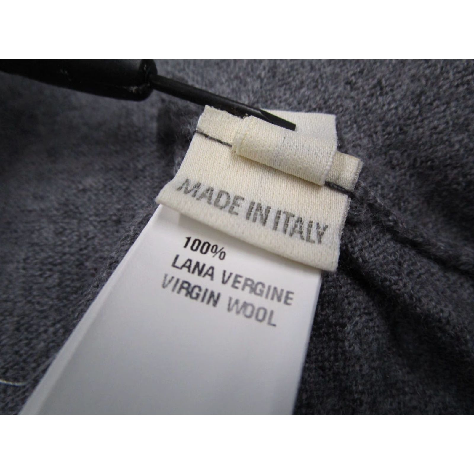 Zanone Zanone Women's Sweater 44 Gray V-Neck Wool Pullover Long Sleeve Made in Italy Size M / US 6-8 / IT 42-44 - 4 Thumbnail