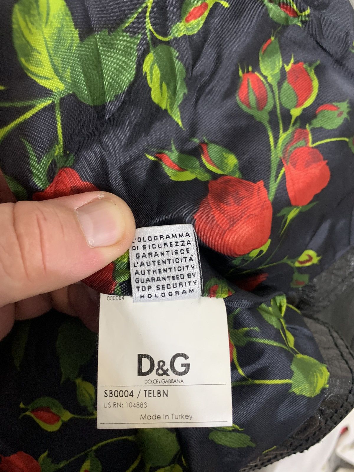 Dolce & Gabbana × Vintage Dolce & Gabbana Women’s Goatskin Black Button Jacket Size 42 Size M / US 6-8 / IT 42-44 - 10 Thumbnail