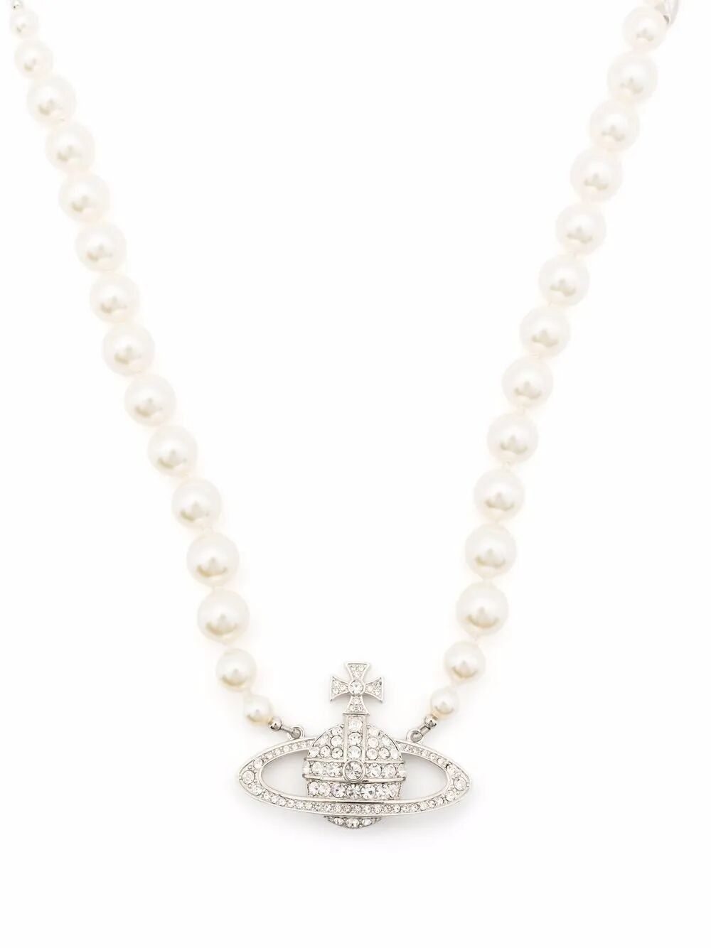 Vivienne Westwood "ONE ROW PEARL BAS" RELIEF NECKLACE Size ONE SIZE - 1 Thumbnail